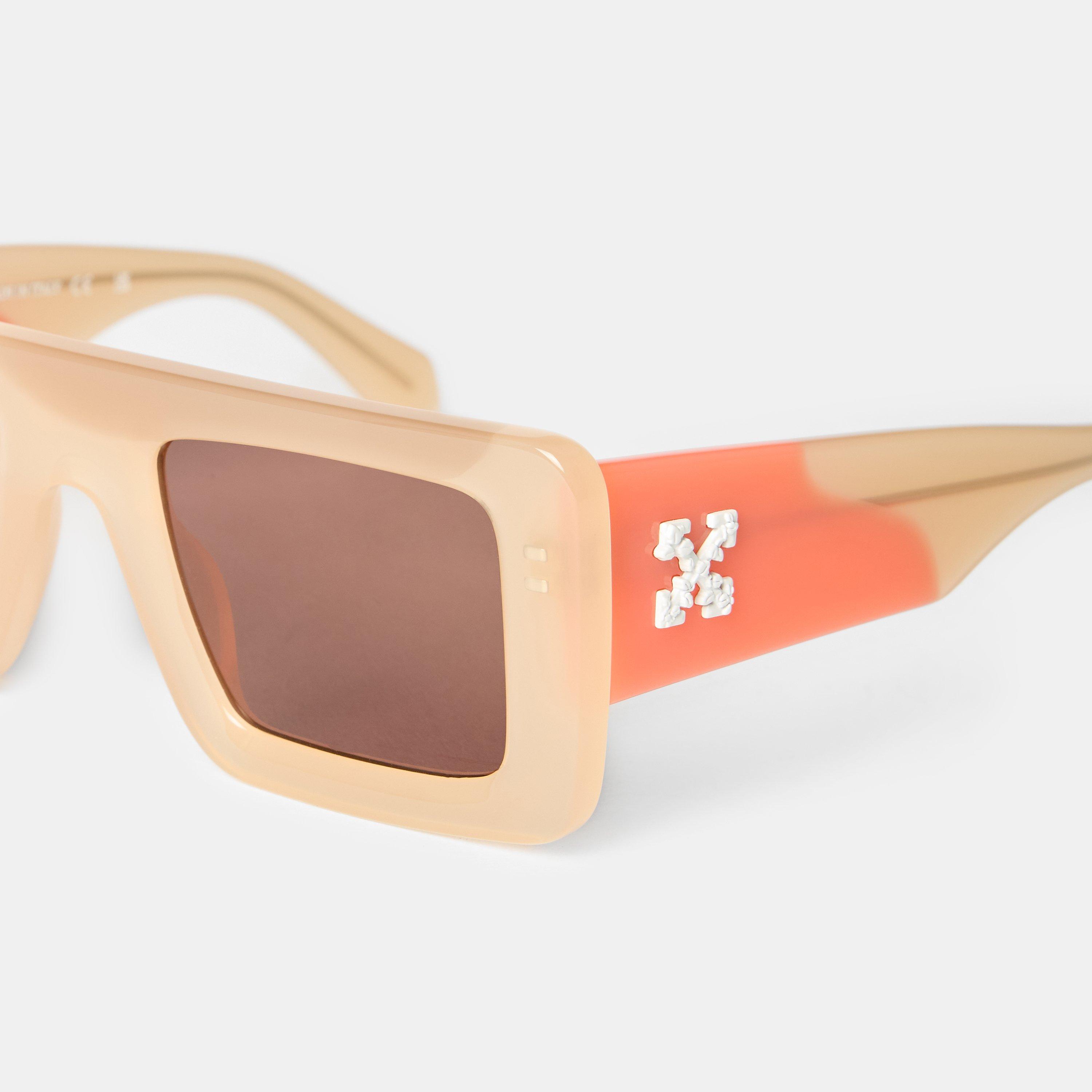 Multi - Off White - Unisex Square Sunglasses - 4