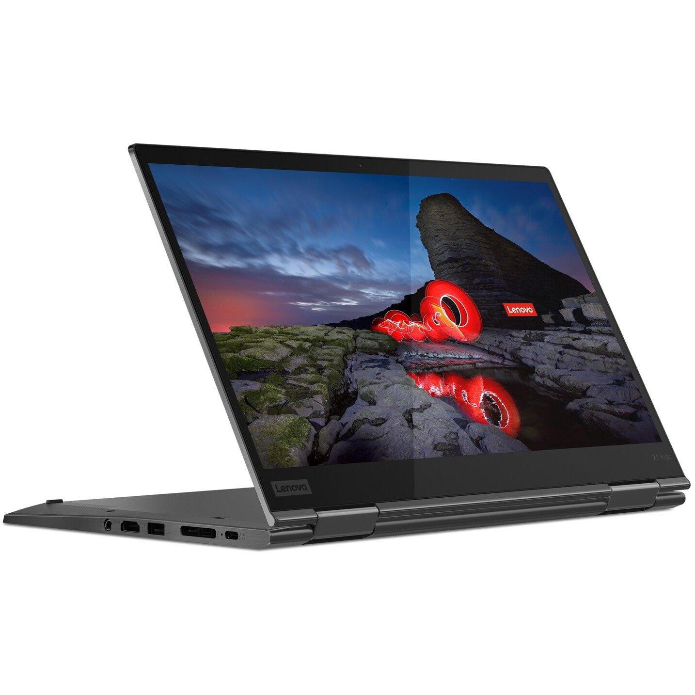 Lenovo  Refurbished Thinkpad X1 Yoga Gen 5 14 Inch Touchscreen Laptop - Intel Core I5-10310U - Black