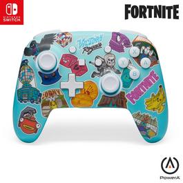 PowerA Enhanced Wireless Controller for Nintendo Switch Fortnite Sticker Mania