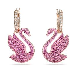 Swarovski Swan Drop Earrings