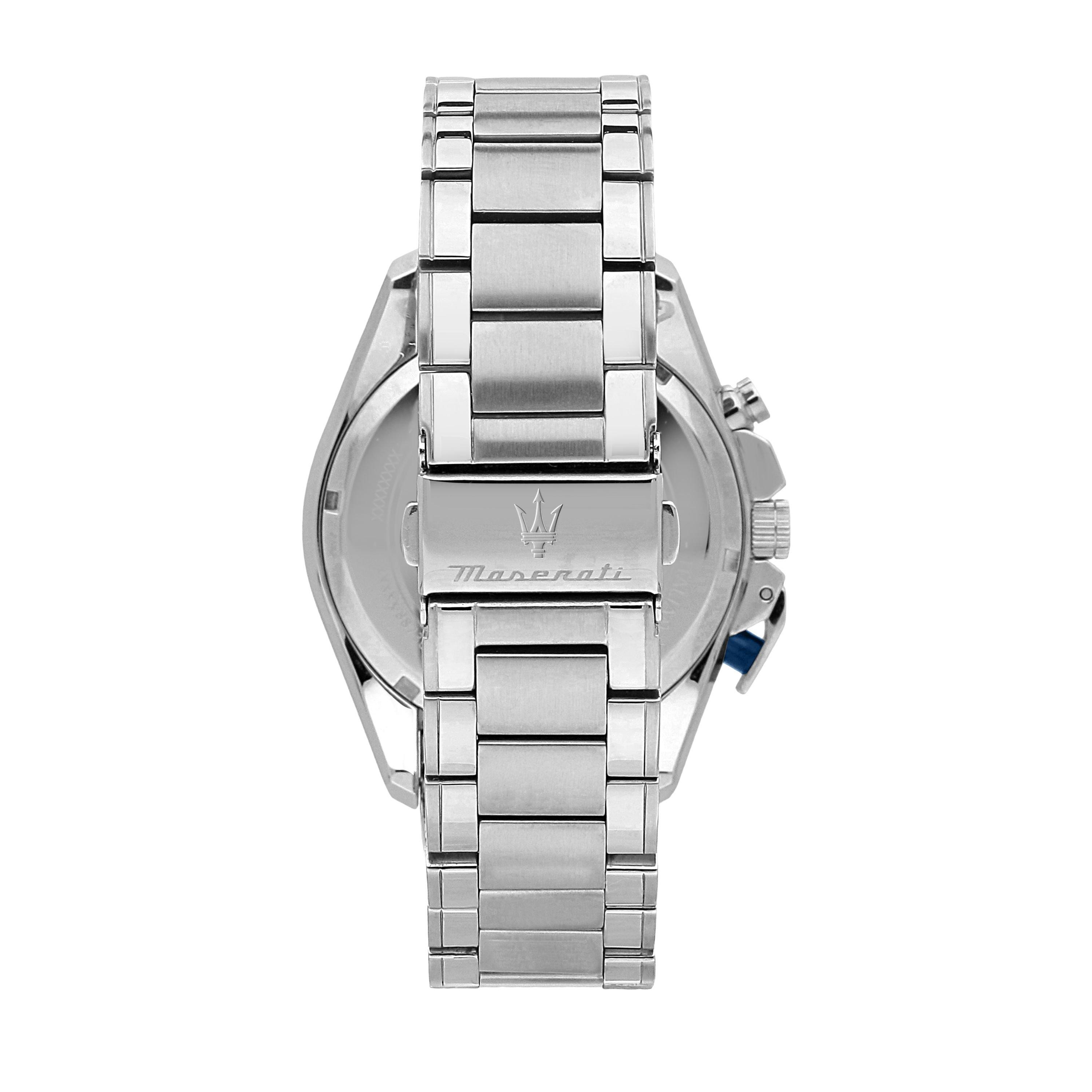 Blue/Silver - Maserati - Men's Traguardo Chrono Analogue Quartz Watch - 3
