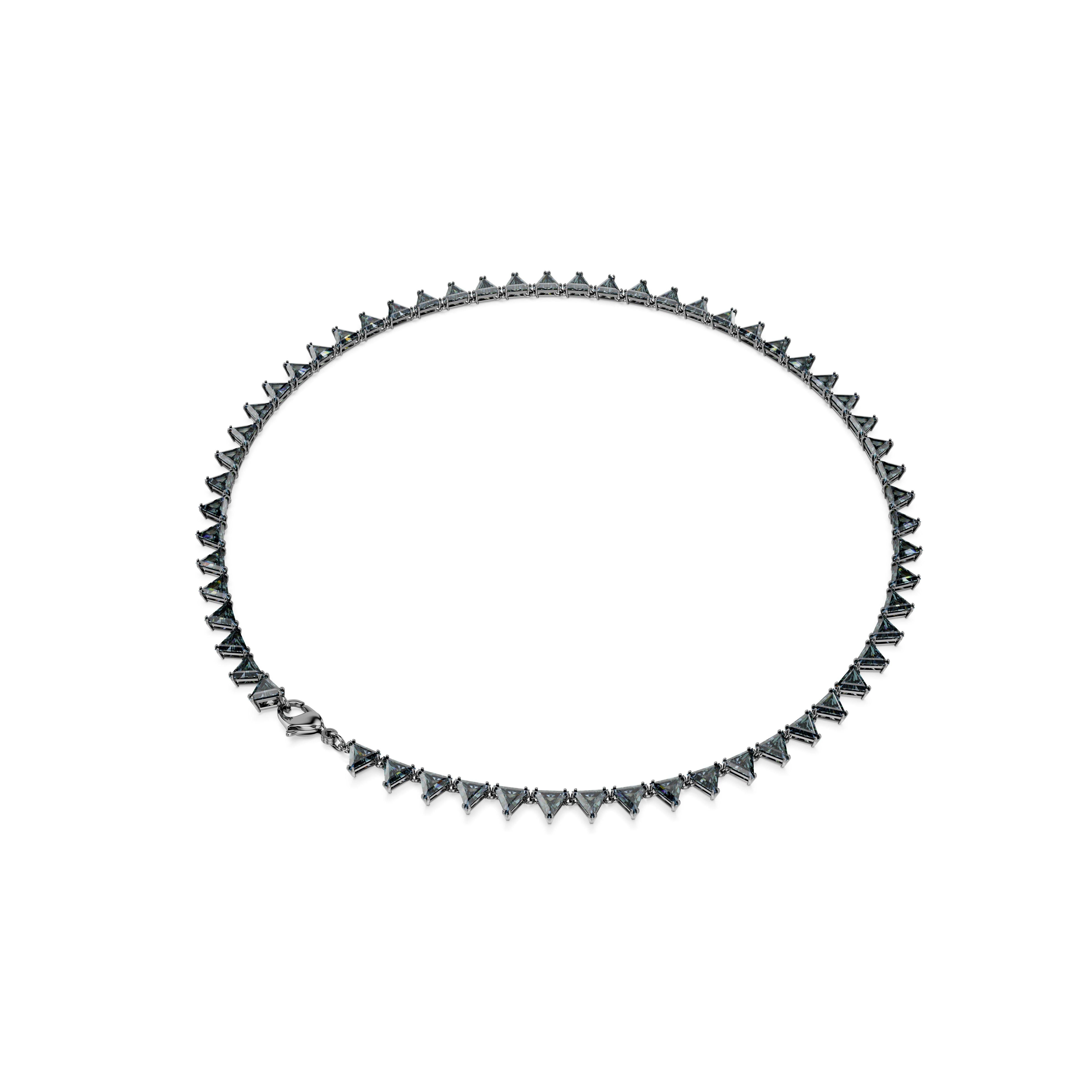 Ruthenium - Swarovski - Women's Matrix Statement Necklaces - 3