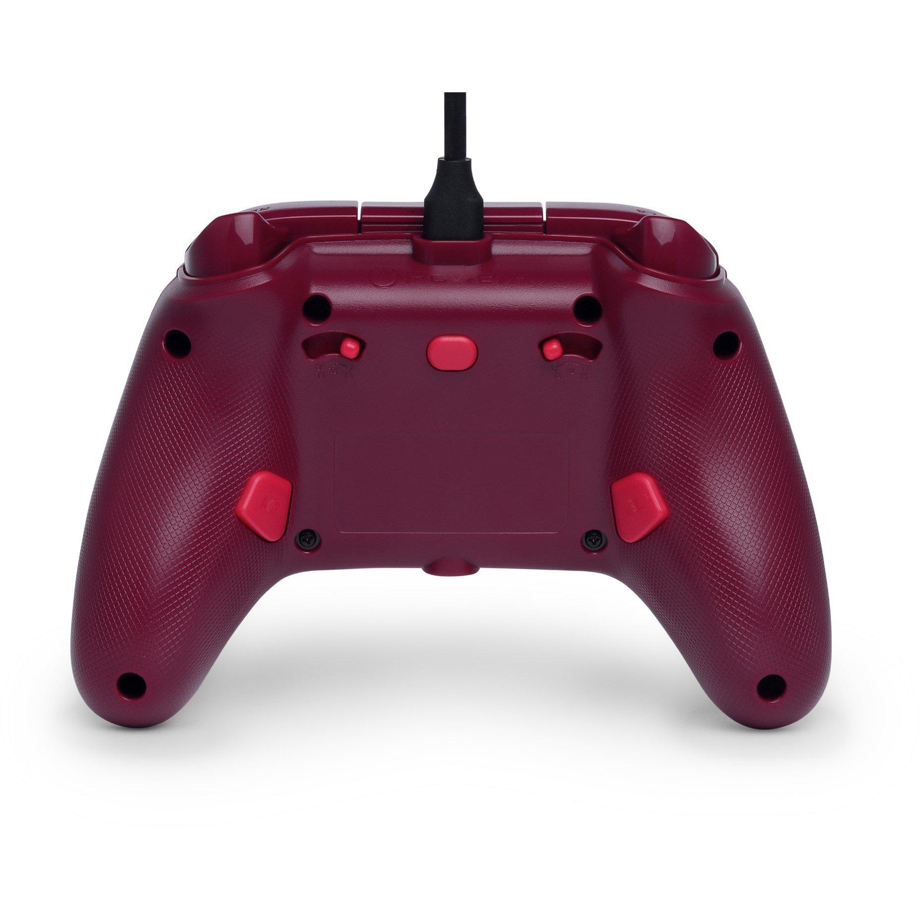Red - PowerA - Advantage Wired Controller for Xbox Series XS - Red Blaze - 4