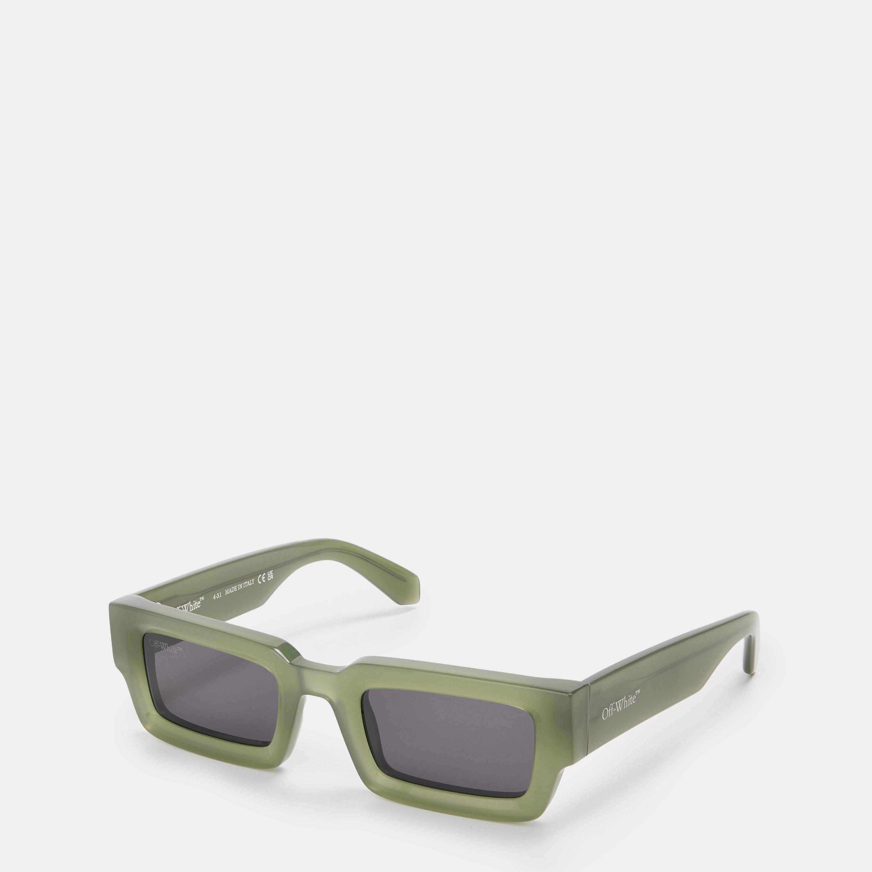 Off White Unisex Square Sunglasses