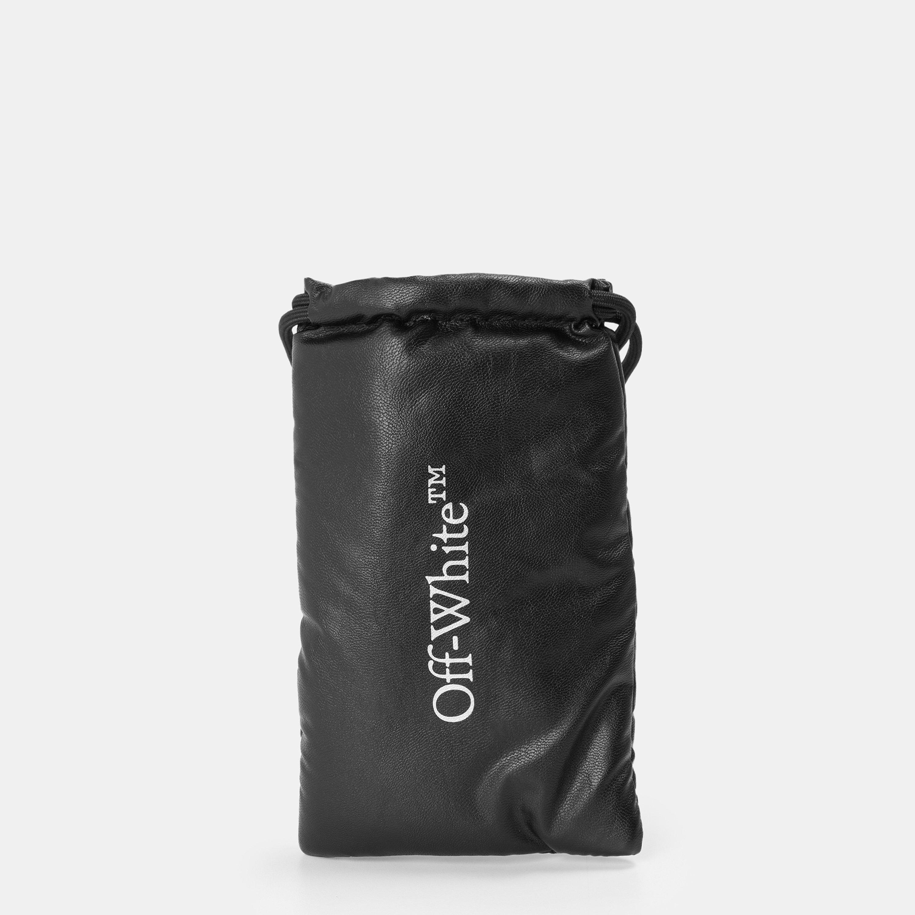 Marbre/Gris - Off White - Square Sunglasses, Square Design - 4