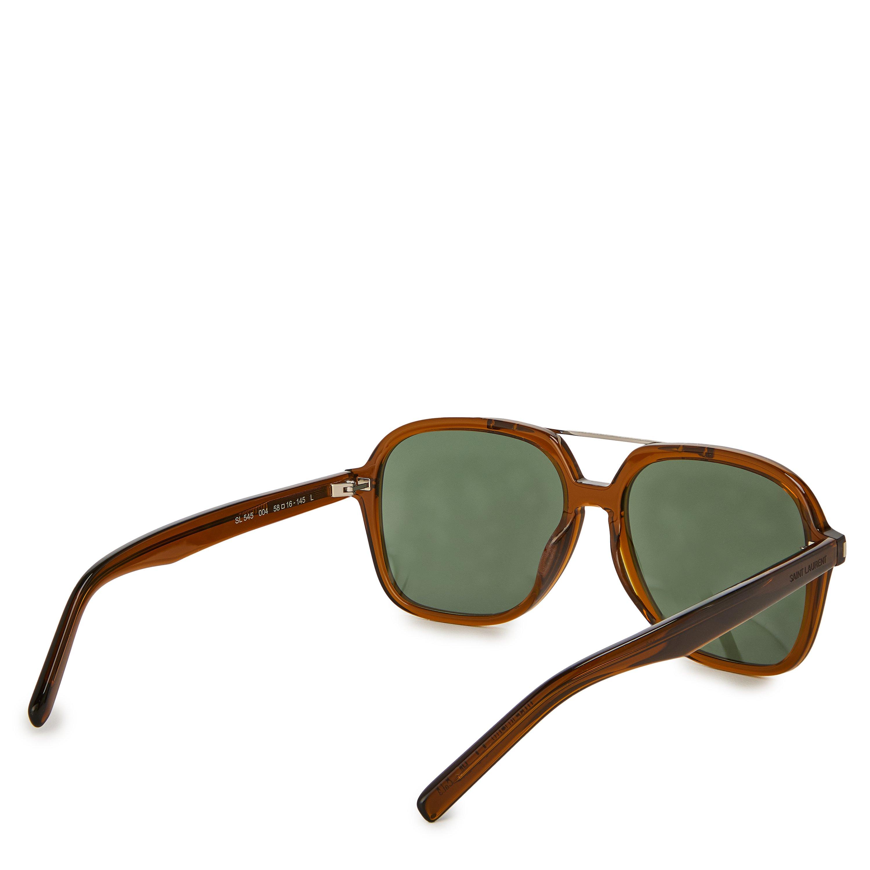 Brown/Green - Saint Laurent - YSL S SL 545 Ld63 - 2