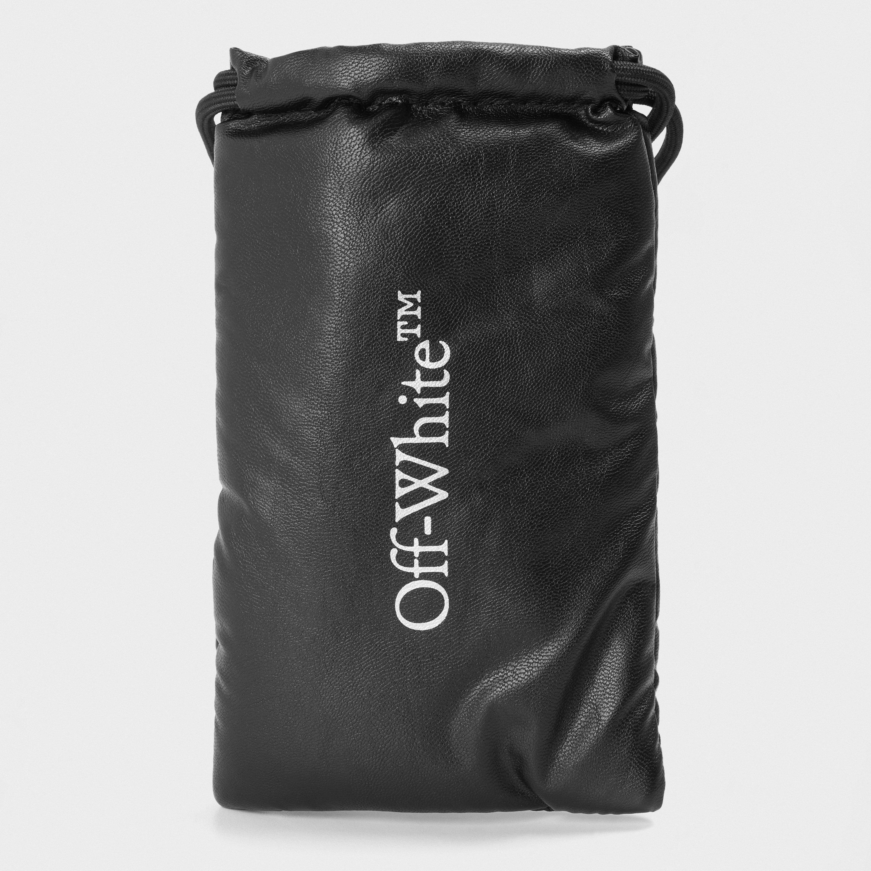 Silver/Grey - Off White - Unisex Square Sunglasses, Square Design - 4