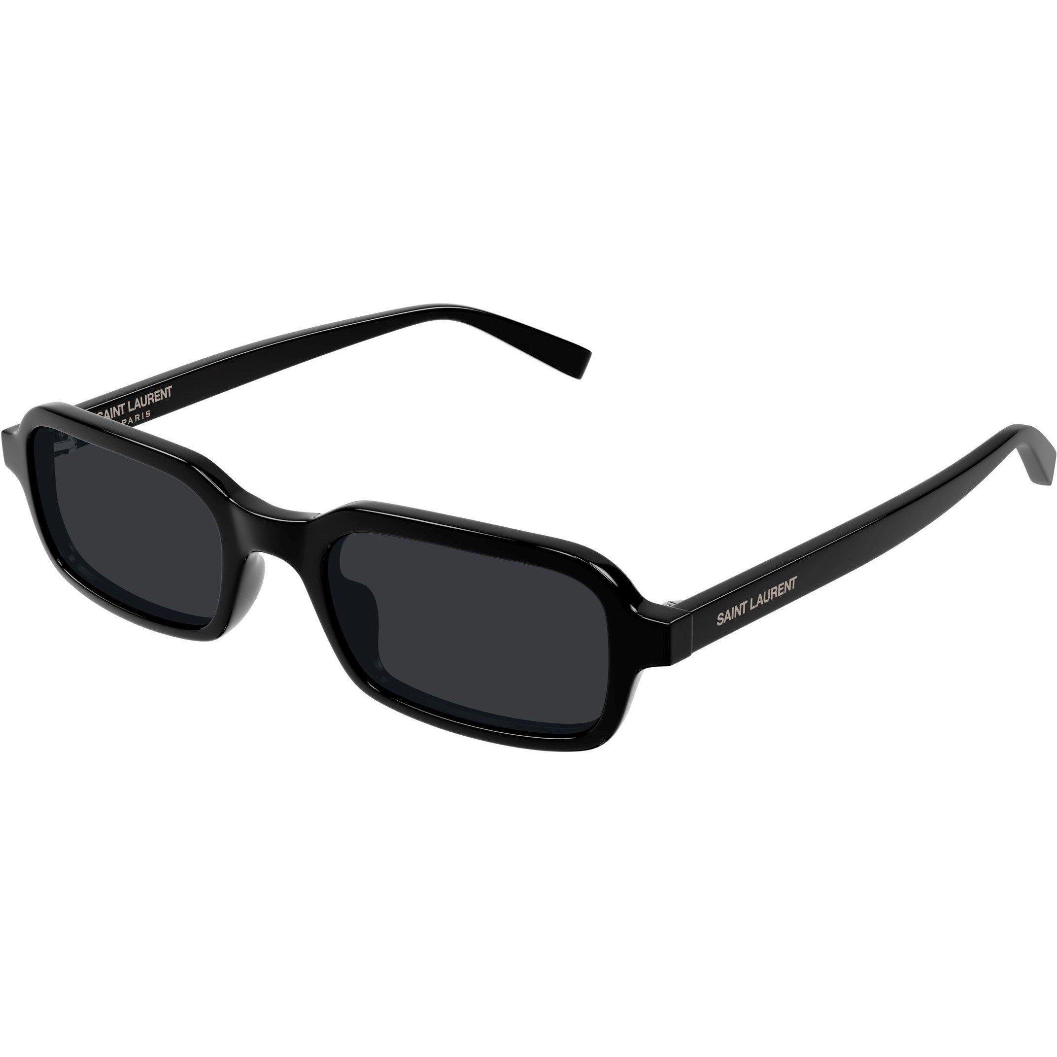 Black - Saint Laurent - Women's SL 908 Rectangle Sunglasses - 1