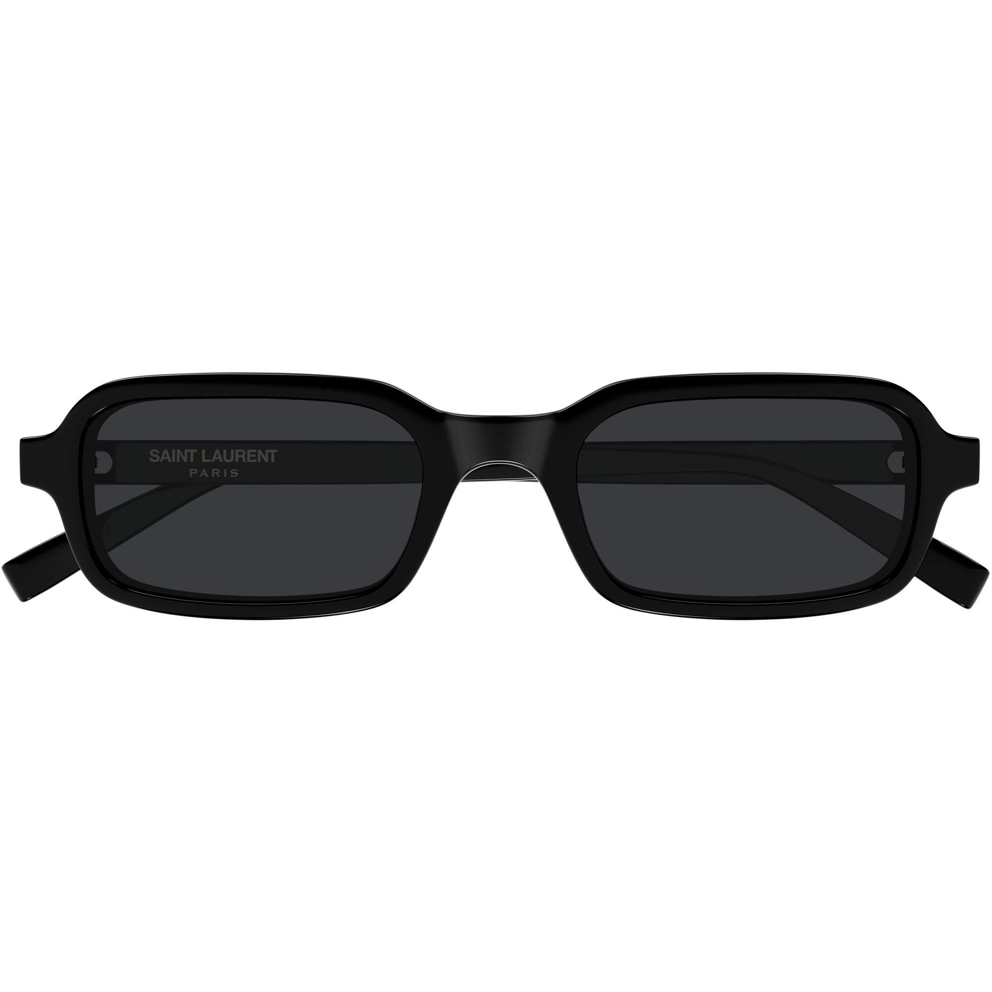 Black - Saint Laurent - Women's SL 908 Rectangle Sunglasses - 2