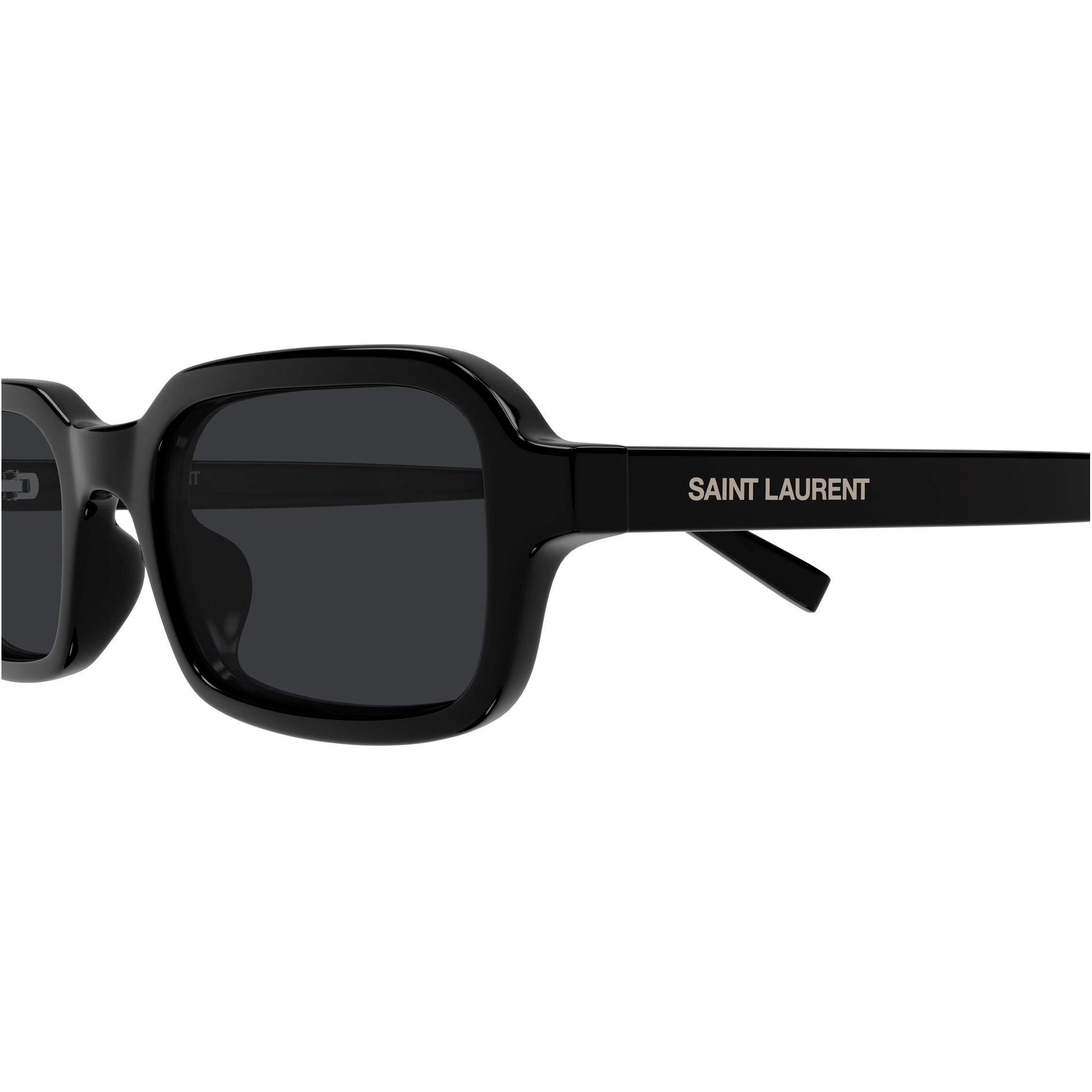 Black - Saint Laurent - Women's SL 908 Rectangle Sunglasses - 3