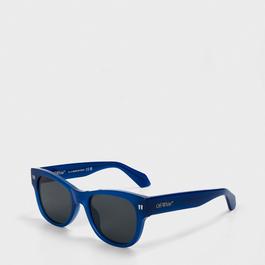 Off White Unisex Square Sunglasses, Square Design