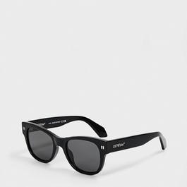 Off White Unisex Square Sunglasses, Square Design
