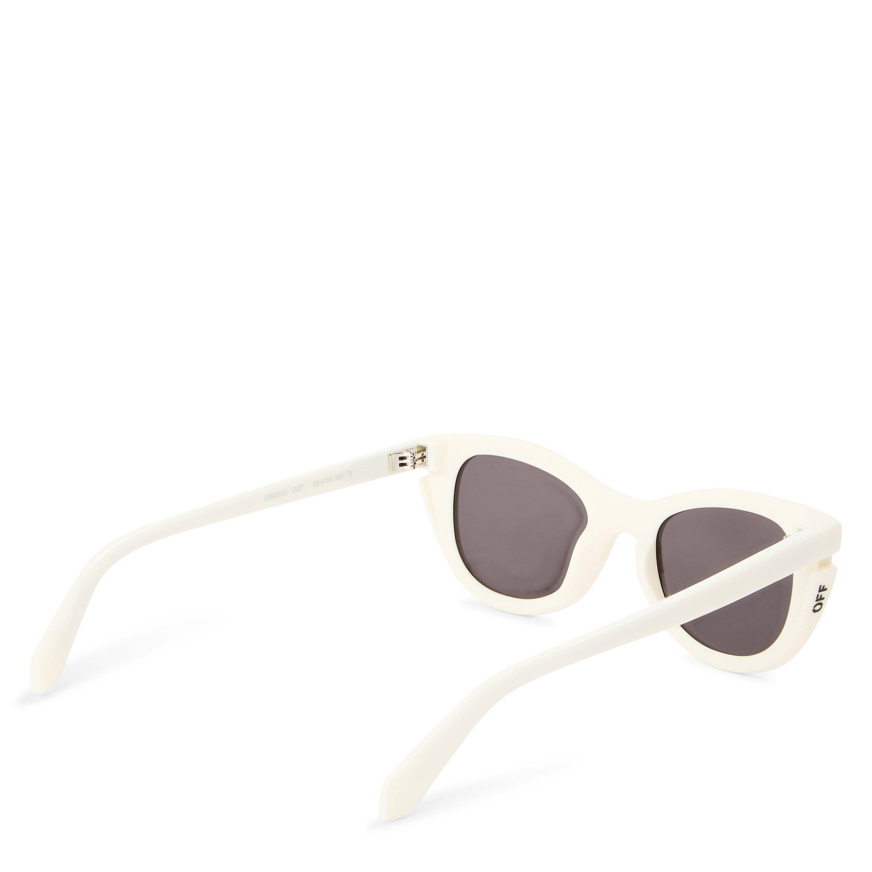 White Dark Grey - Off White - Square Sunglasses - 2