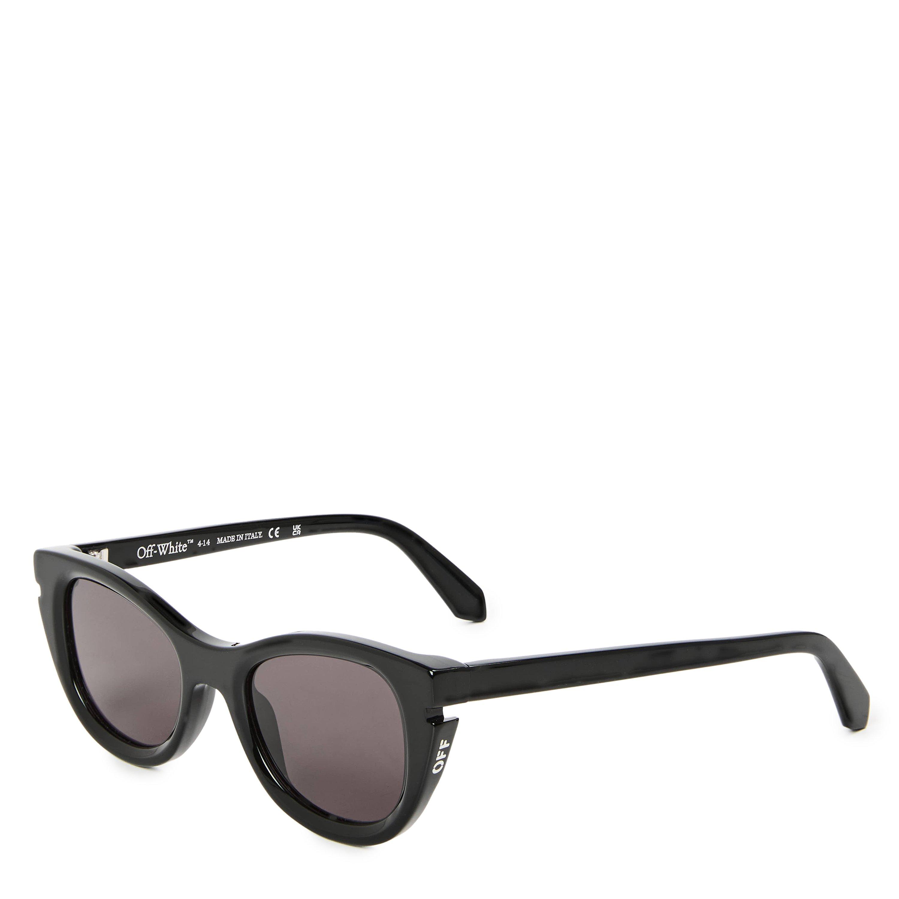 Black Dark Grey - Off White - Square Sunglasses - 1