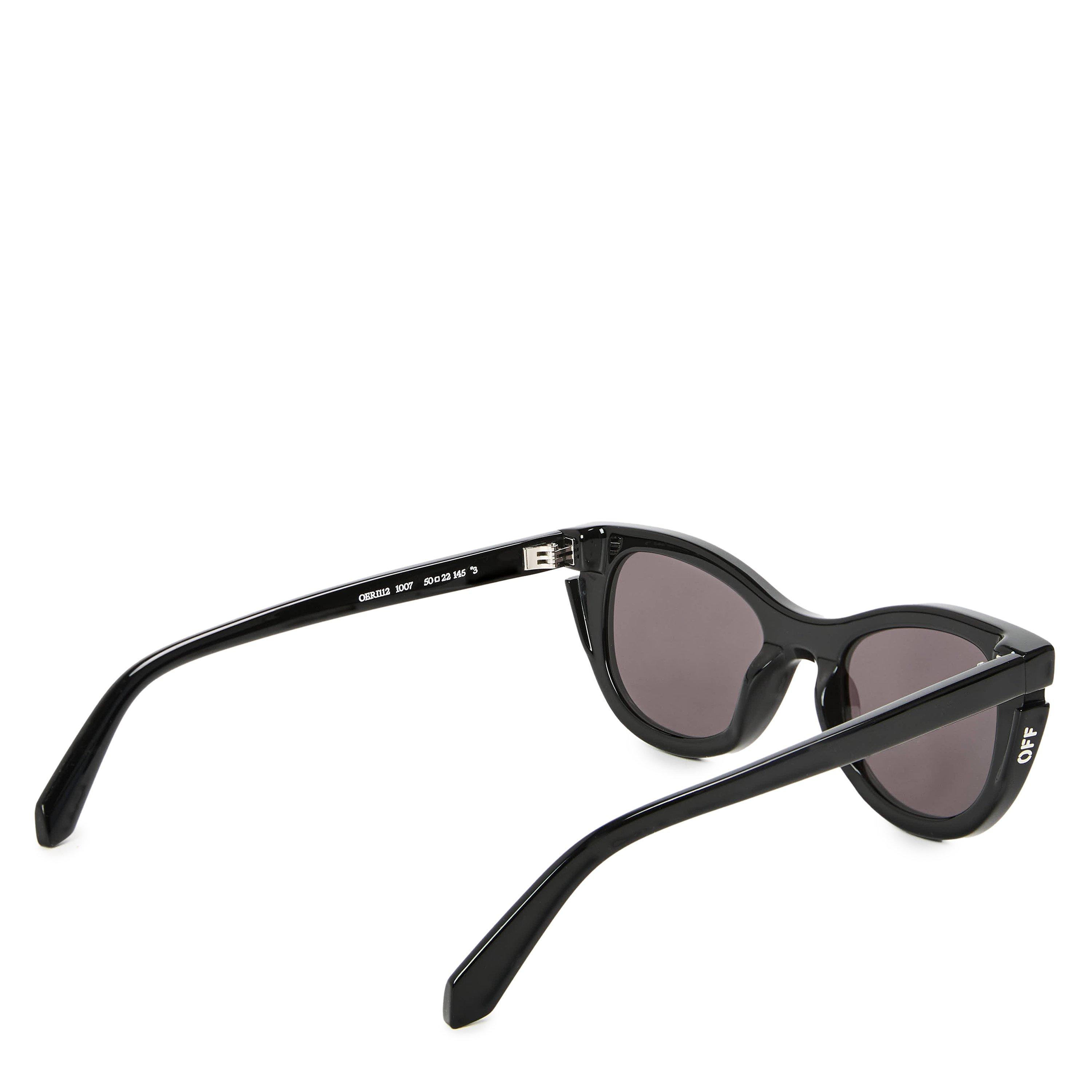 Black Dark Grey - Off White - Square Sunglasses - 2