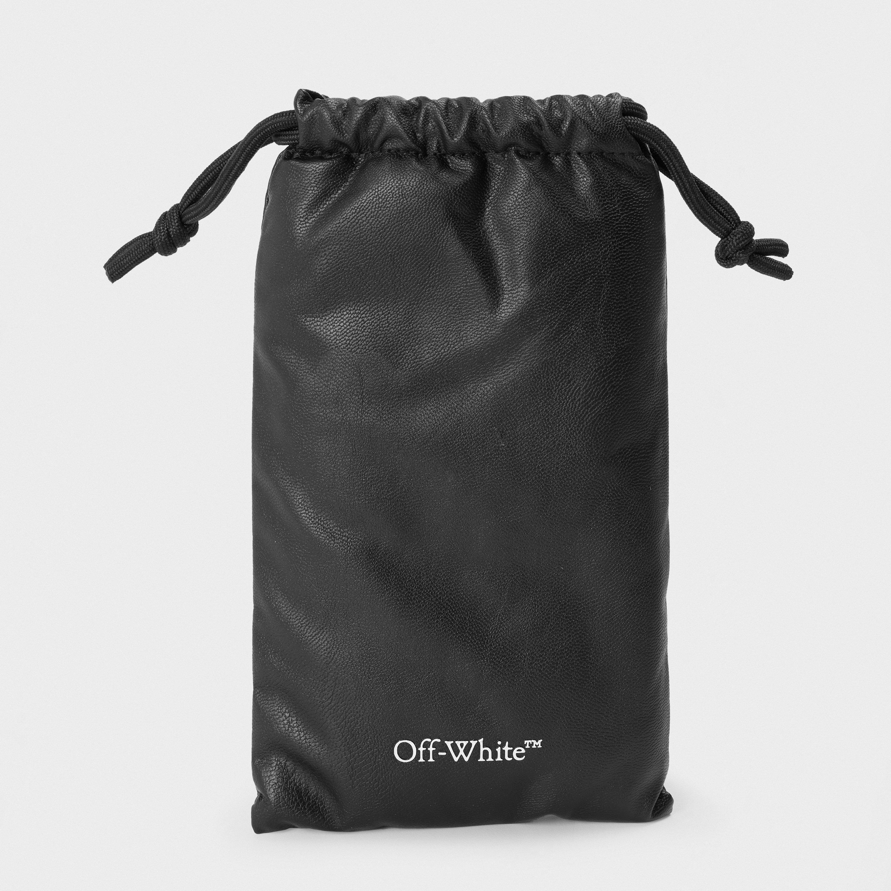 Silver/Grey - Off White - UV Protection Square Sunglasses - 4