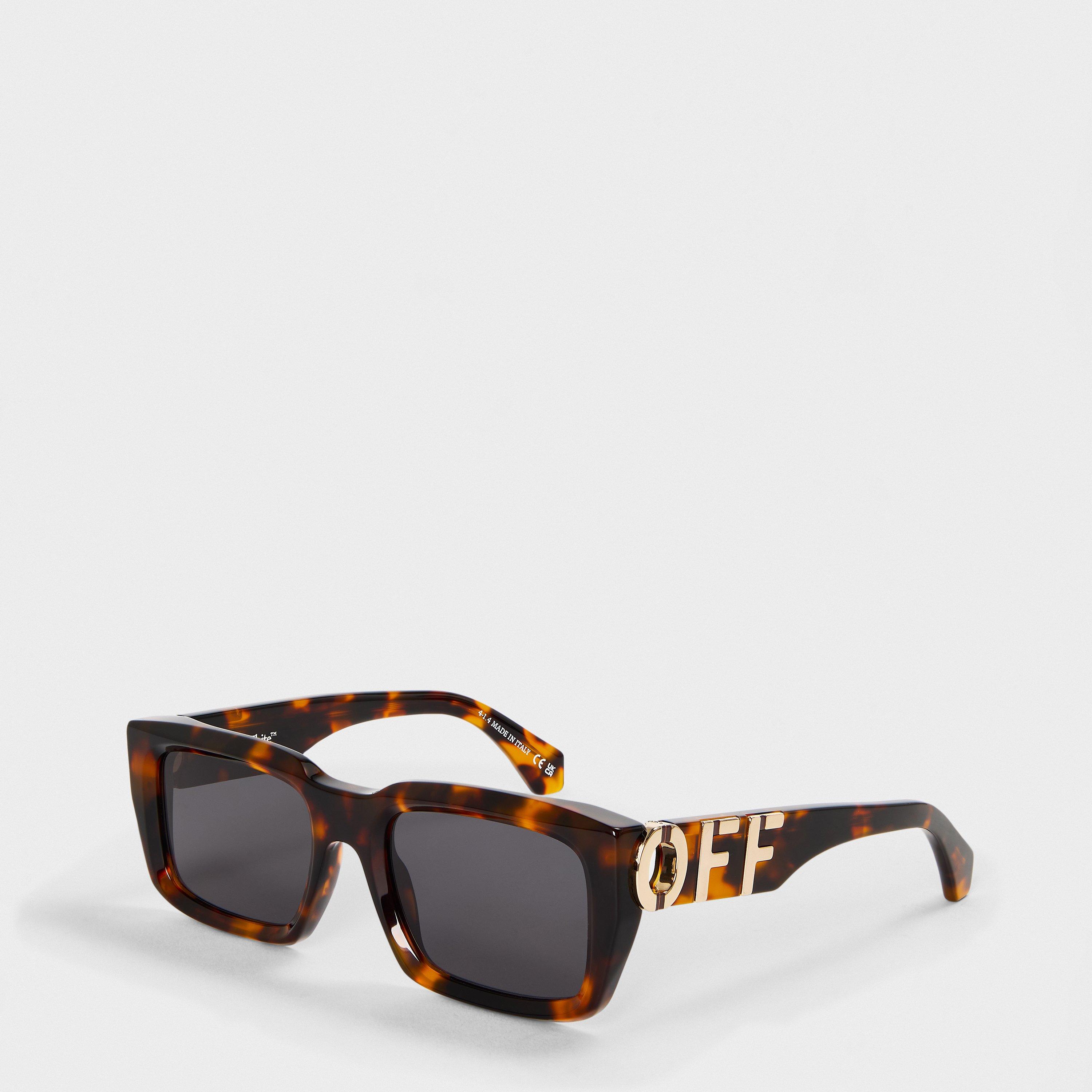 Off White  Square Sunglasses - Havana/Grey