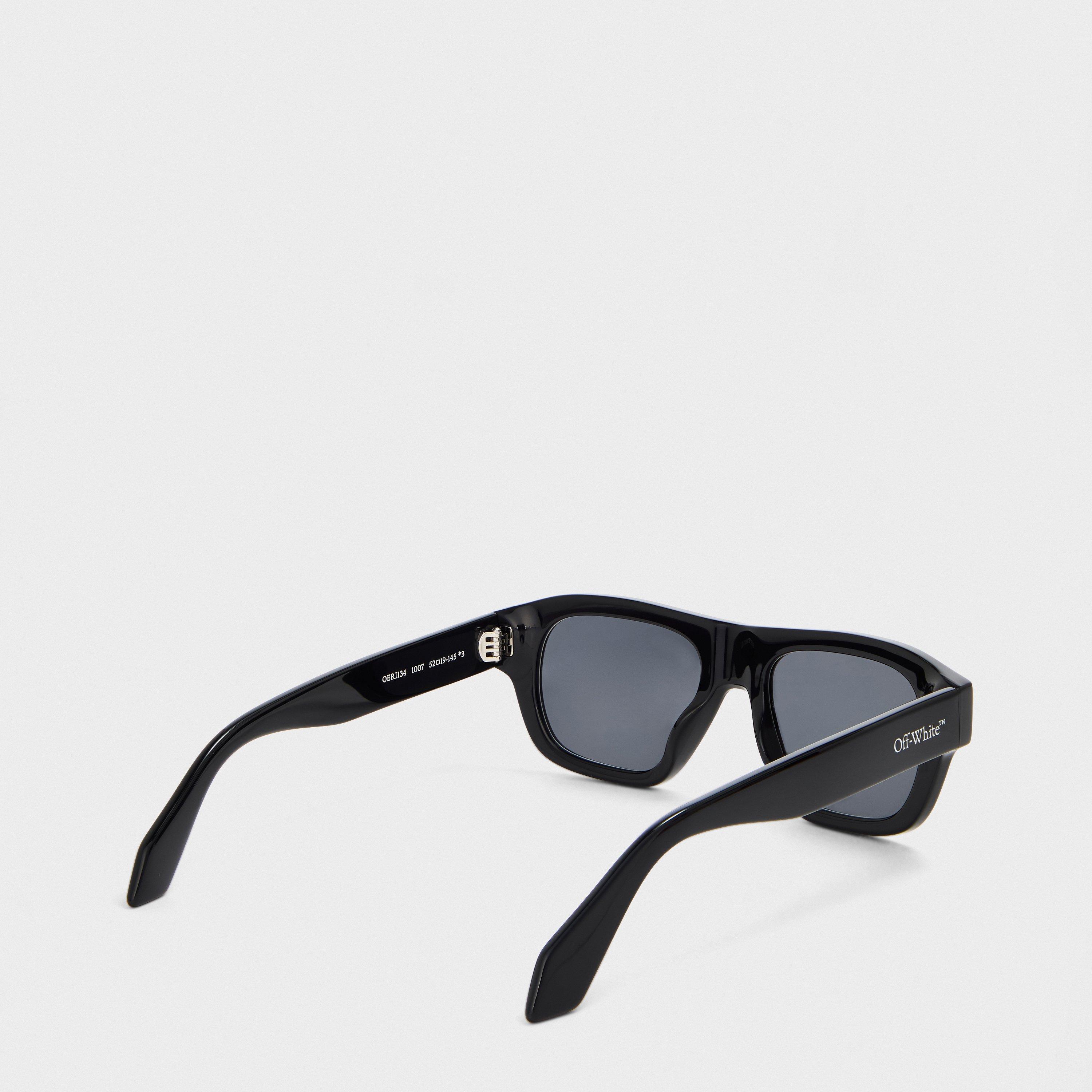 Zwart/Donkergrijs - Off White - Square Sunglasses, Square Design - 2