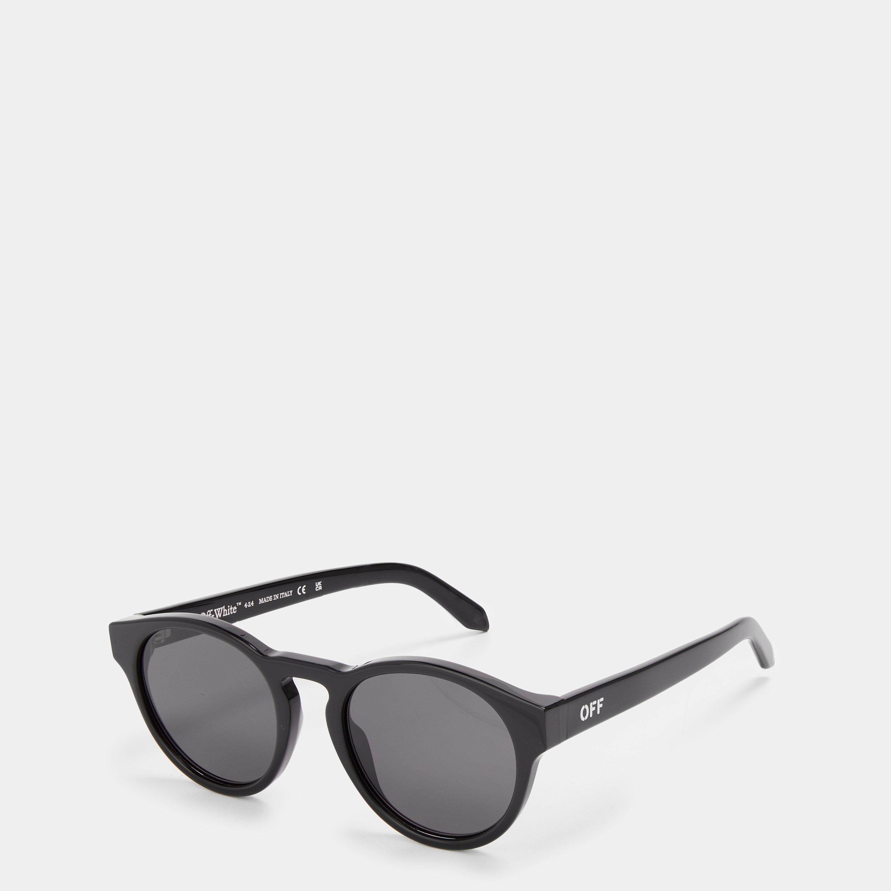 Off White Unisex Square Sunglasses, Square Design