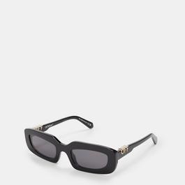 Off White Unisex Square Sunglasses, Square Design