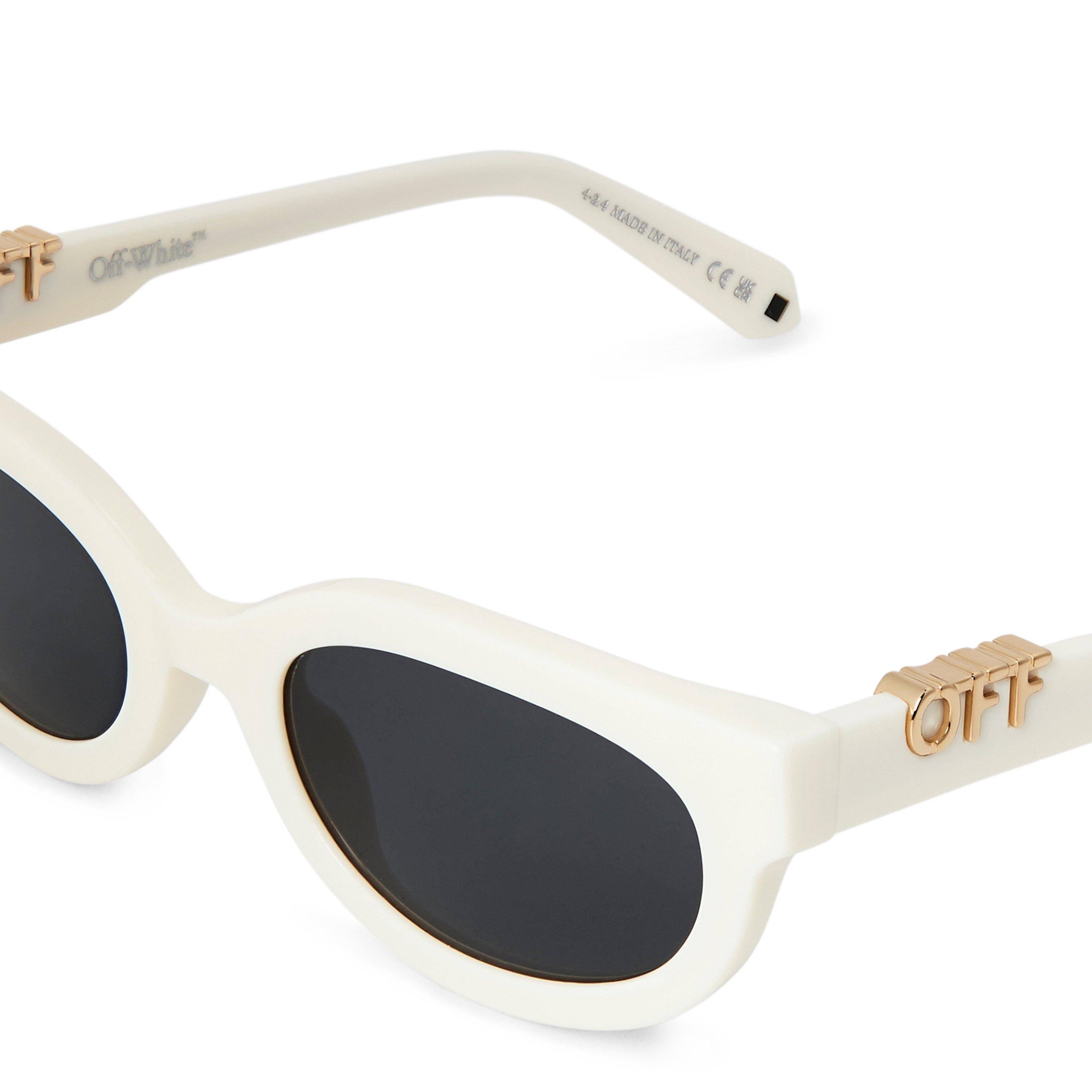 White Dark Grey - Off White - Square Sunglasses - 3