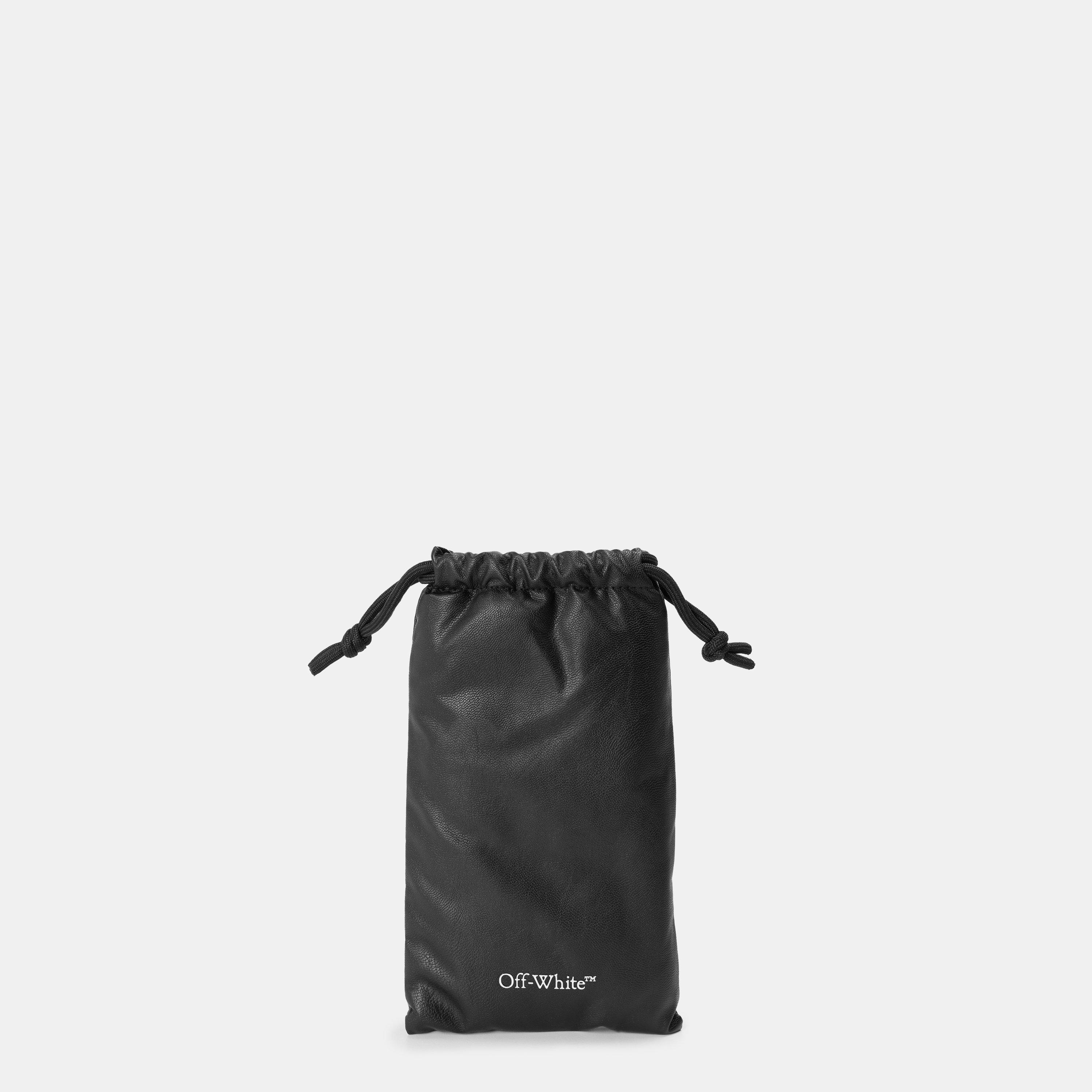 Black/Dark Grey - Off White - Unisex Square Sunglasses, Square Design - 4