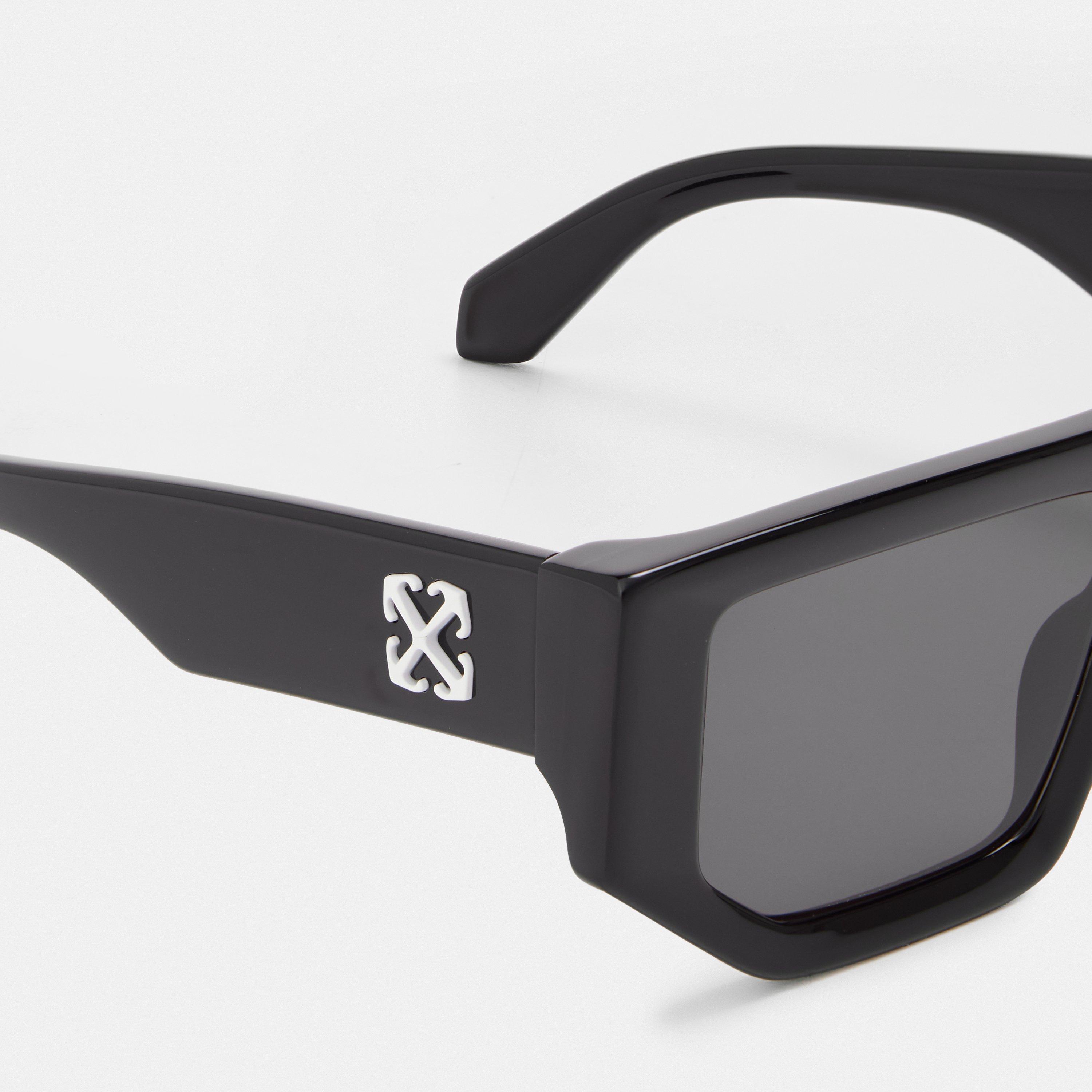 Noir/Gris foncé - Off White - Square Sunglasses, Square Design - 3
