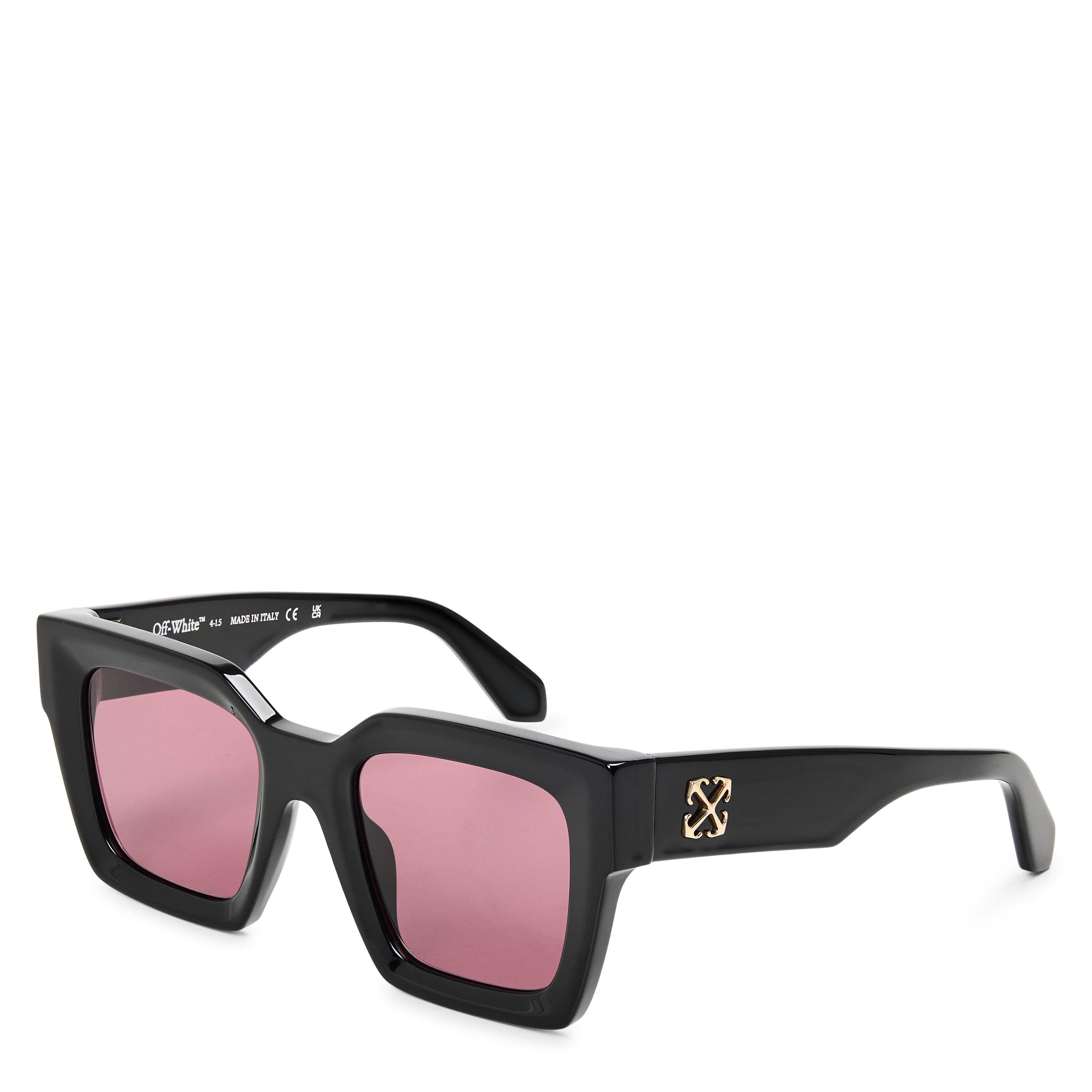 Off White Square Sunglasses - Black Burgundy