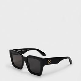 Off White Unisex Square Sunglasses, Square Design