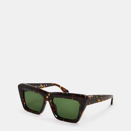 Off White Unisex Square Sunglasses, Square Design