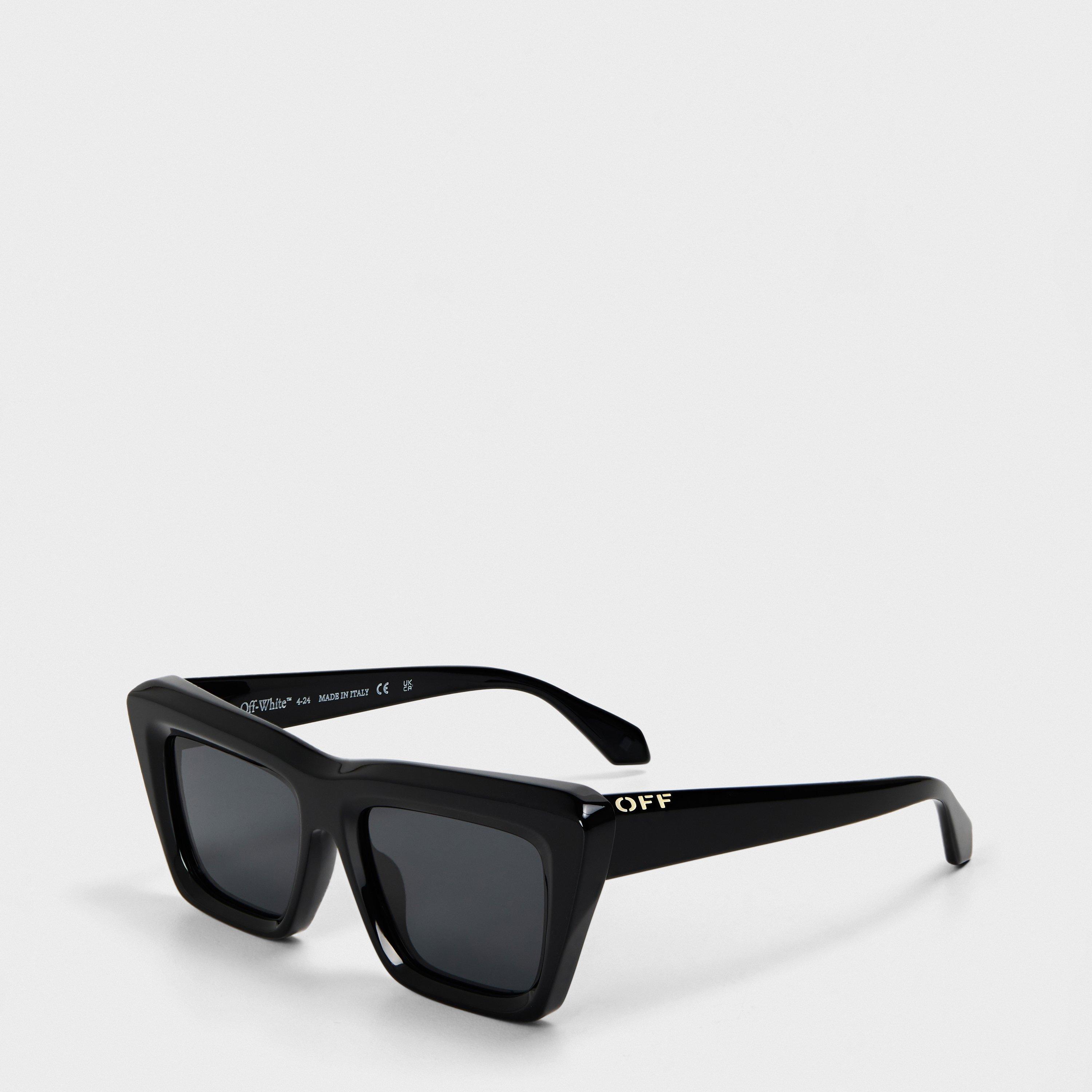 Off White Unisex Square Sunglasses, Square Design
