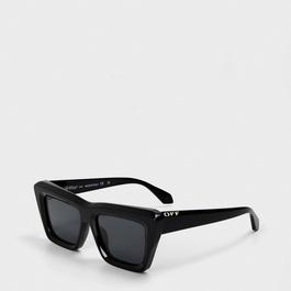 Off White Unisex Square Sunglasses, Square Design