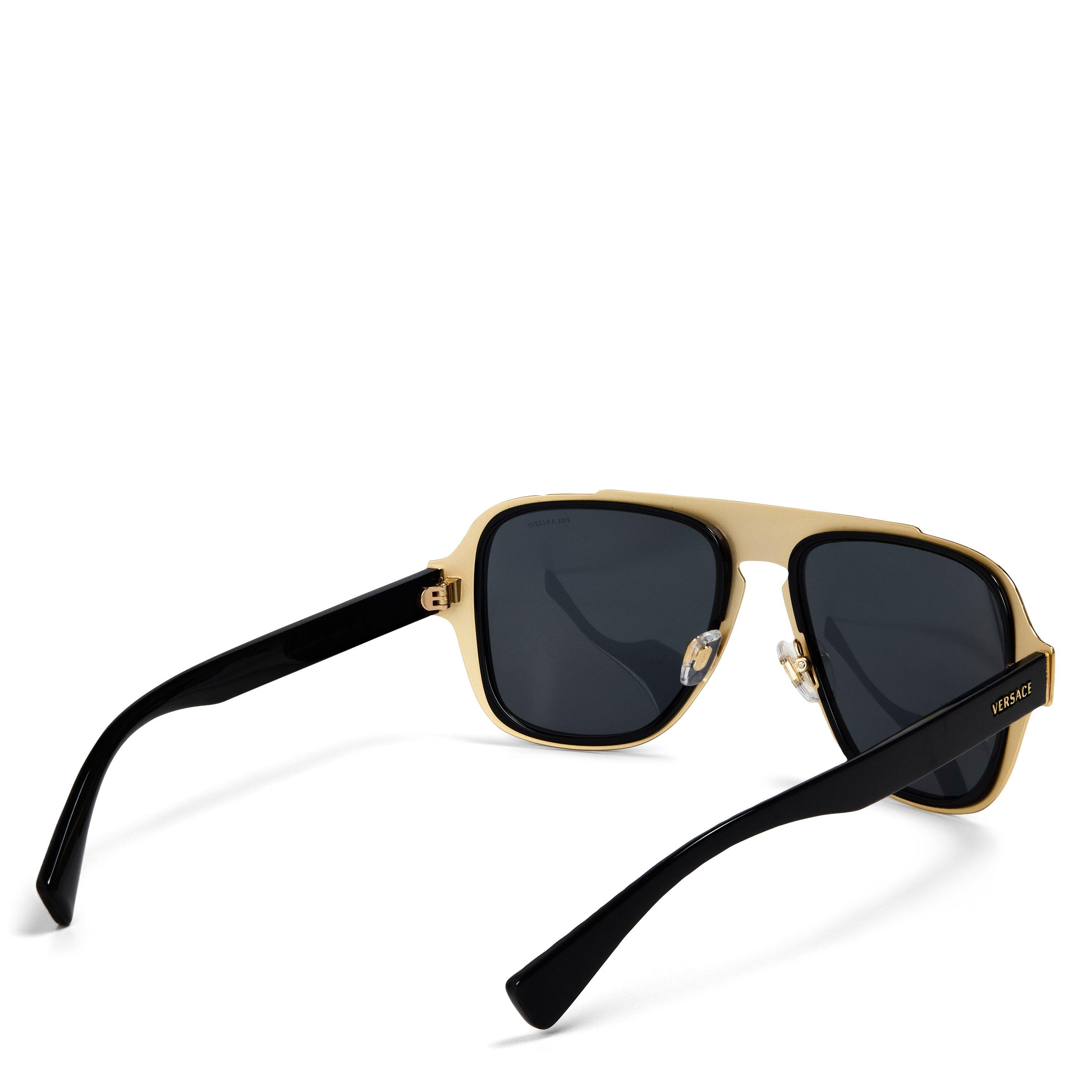 Gold/Black - Versace - Versace 0VE2199 Sn63 - 2