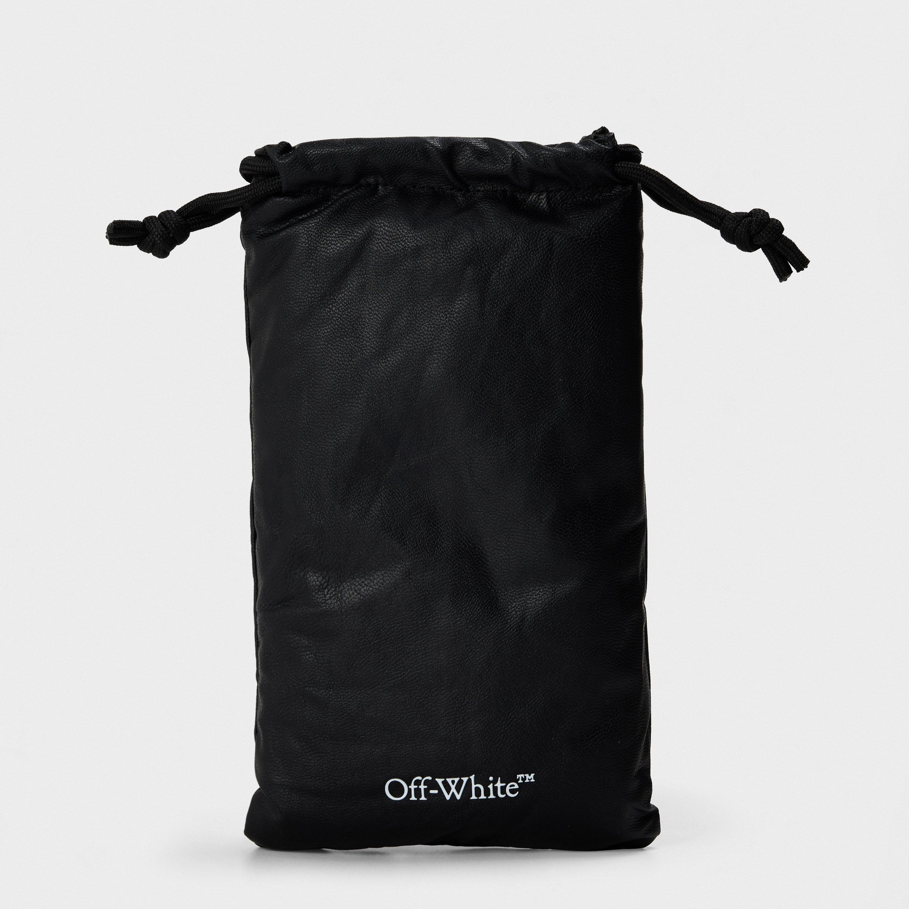 Gold/Brown - Off White - Unisex Square Sunglasses, Square Design - 4