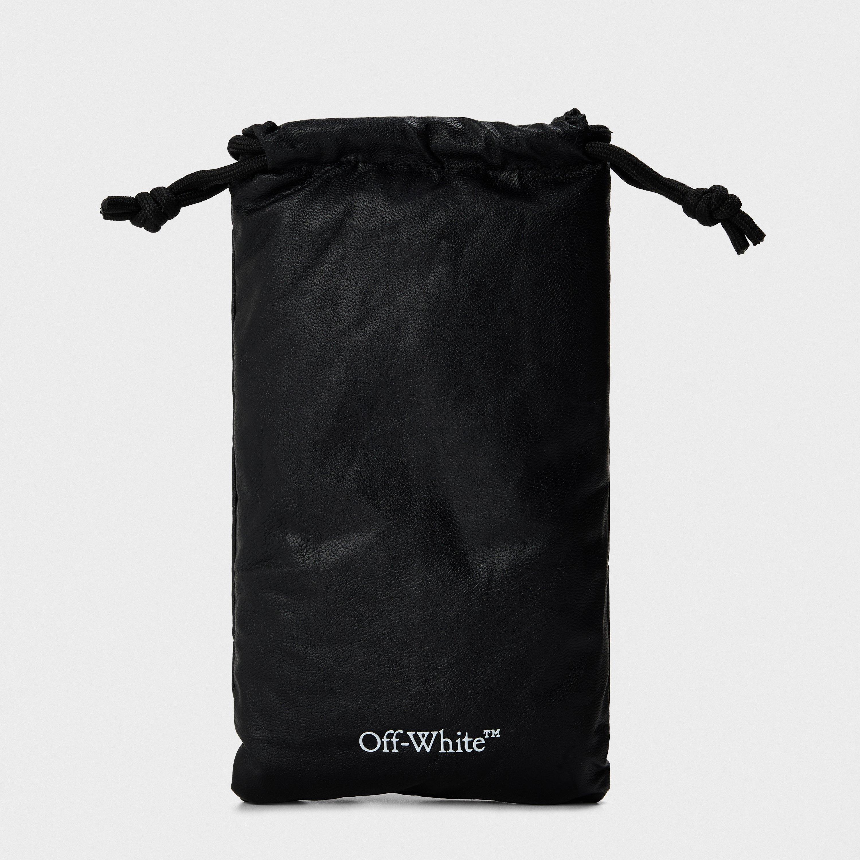 White/Dark Grey - Off White - Square UV Protection Sunglasses - 4