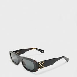 Off White Unisex Square Sunglasses, Square Design
