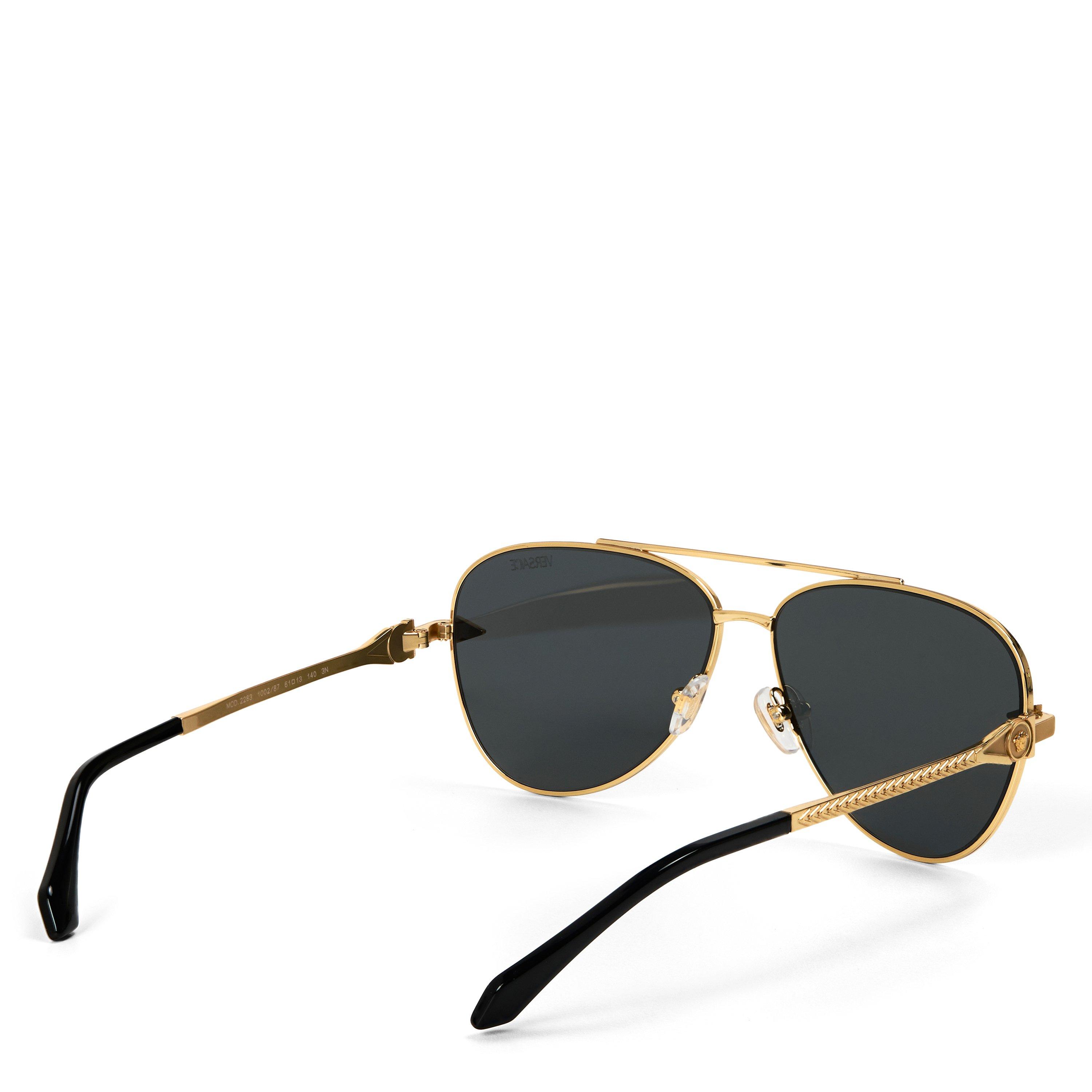 Gold/Black - Versace - Versace 0VE2283 Sn63 - 2