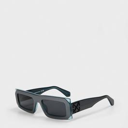 Off White Unisex Square Sunglasses, Square Design