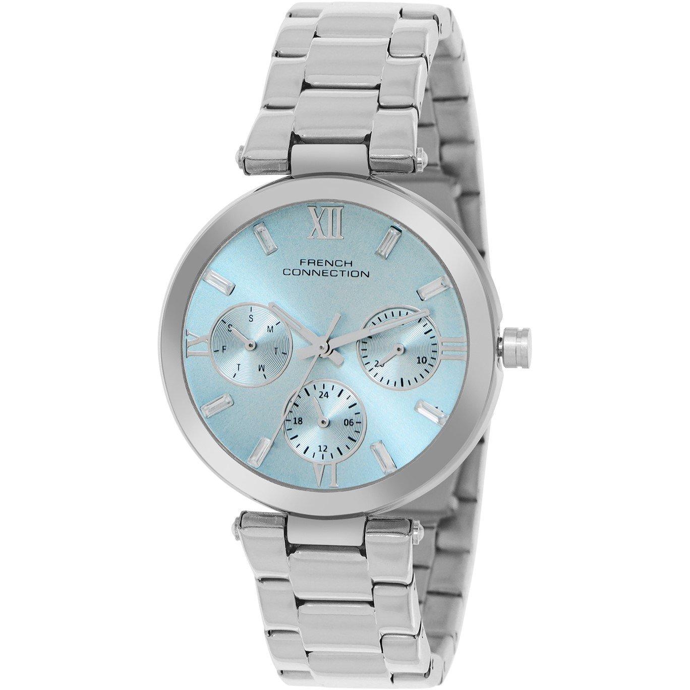 Teal Blue - French Connection - connection Elysian Teal Round Dial Womens Multifunction  Watch - 2