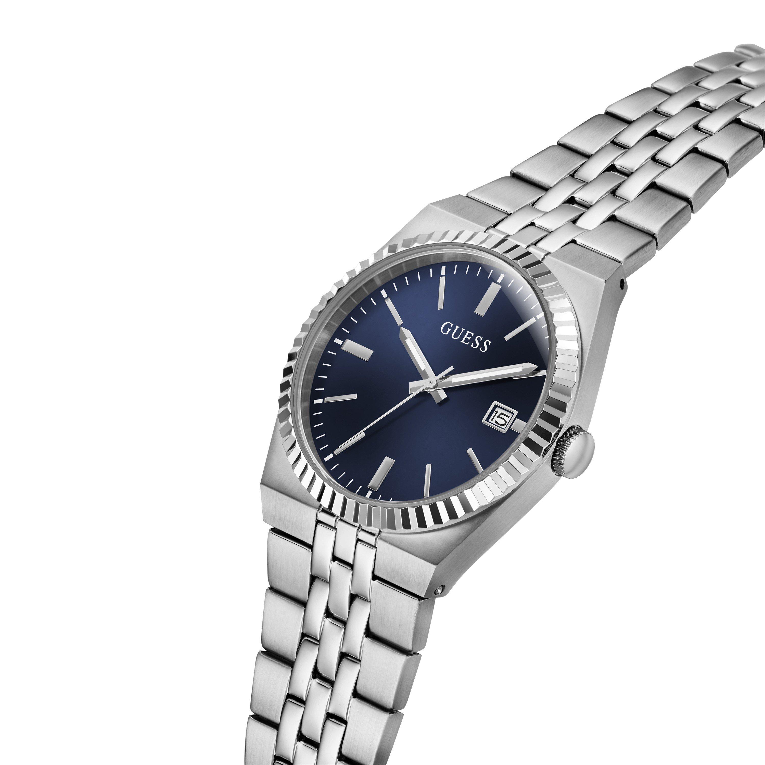 Blauw/Zilver - Guess - GesJwl Vincent Watch Sn71 - 4
