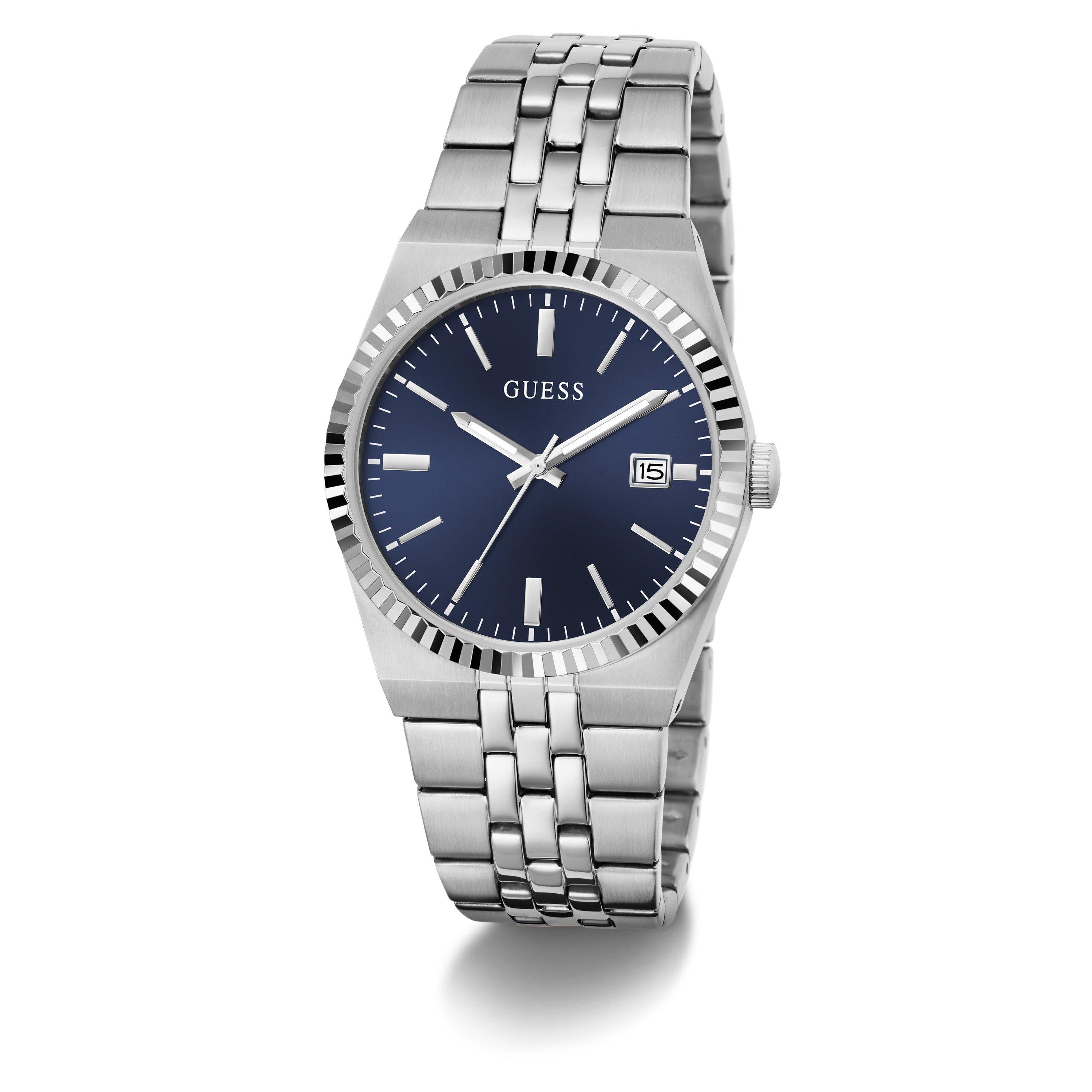 Blauw/Zilver - Guess - GesJwl Vincent Watch Sn71 - 5