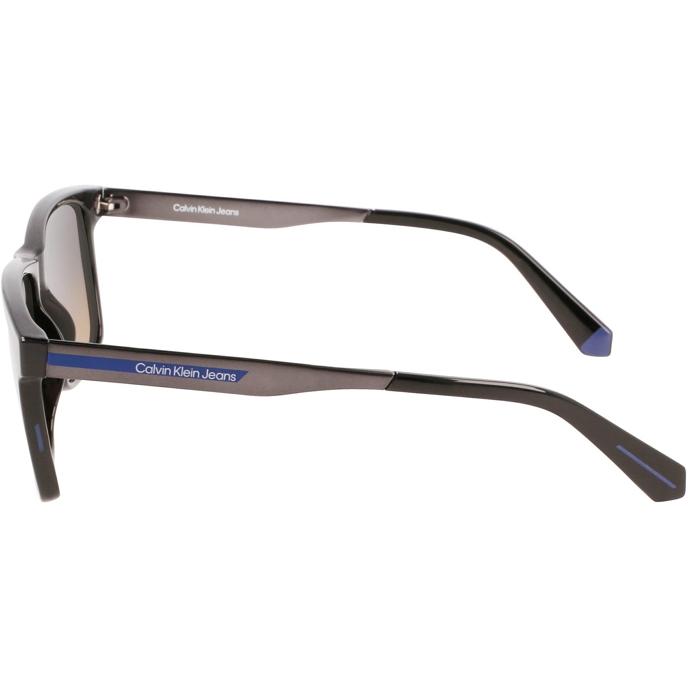 Black - Calvin Klein Jeans - Men's Modified Rectangle Sunglasses - 4