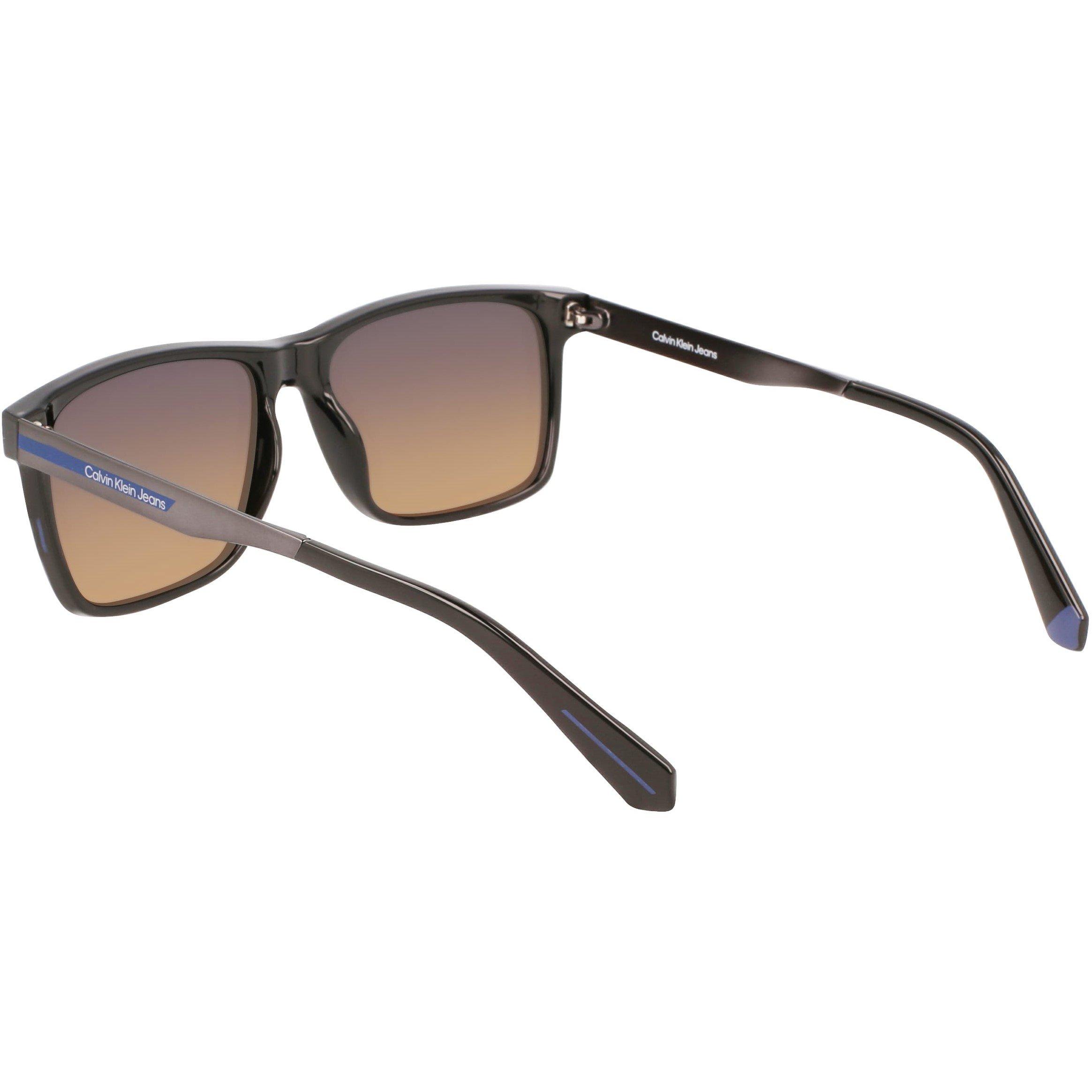 Black - Calvin Klein Jeans - Men's Modified Rectangle Sunglasses - 5