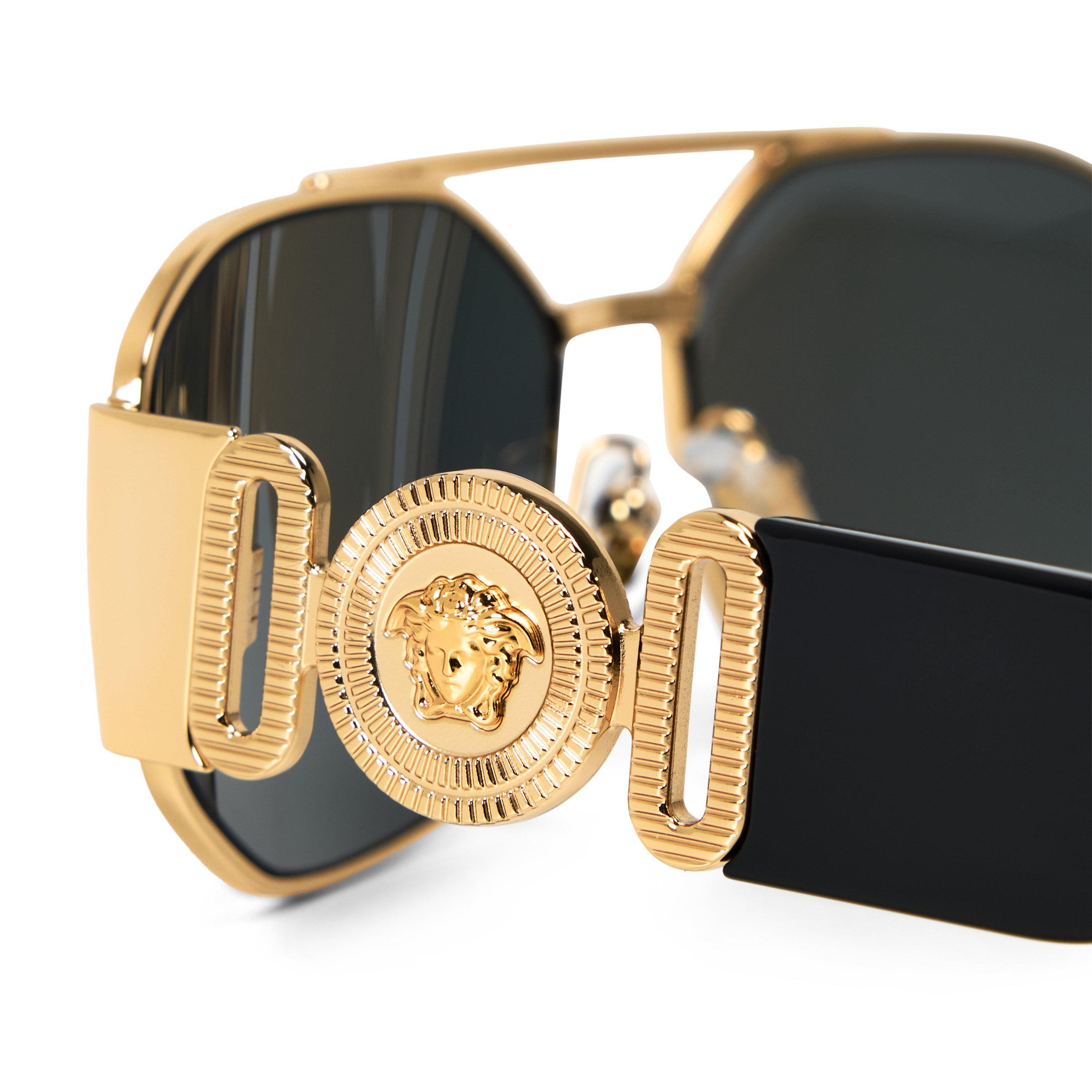 Gold/Black - Versace - Versace 0VE2287 Sn63 - 3