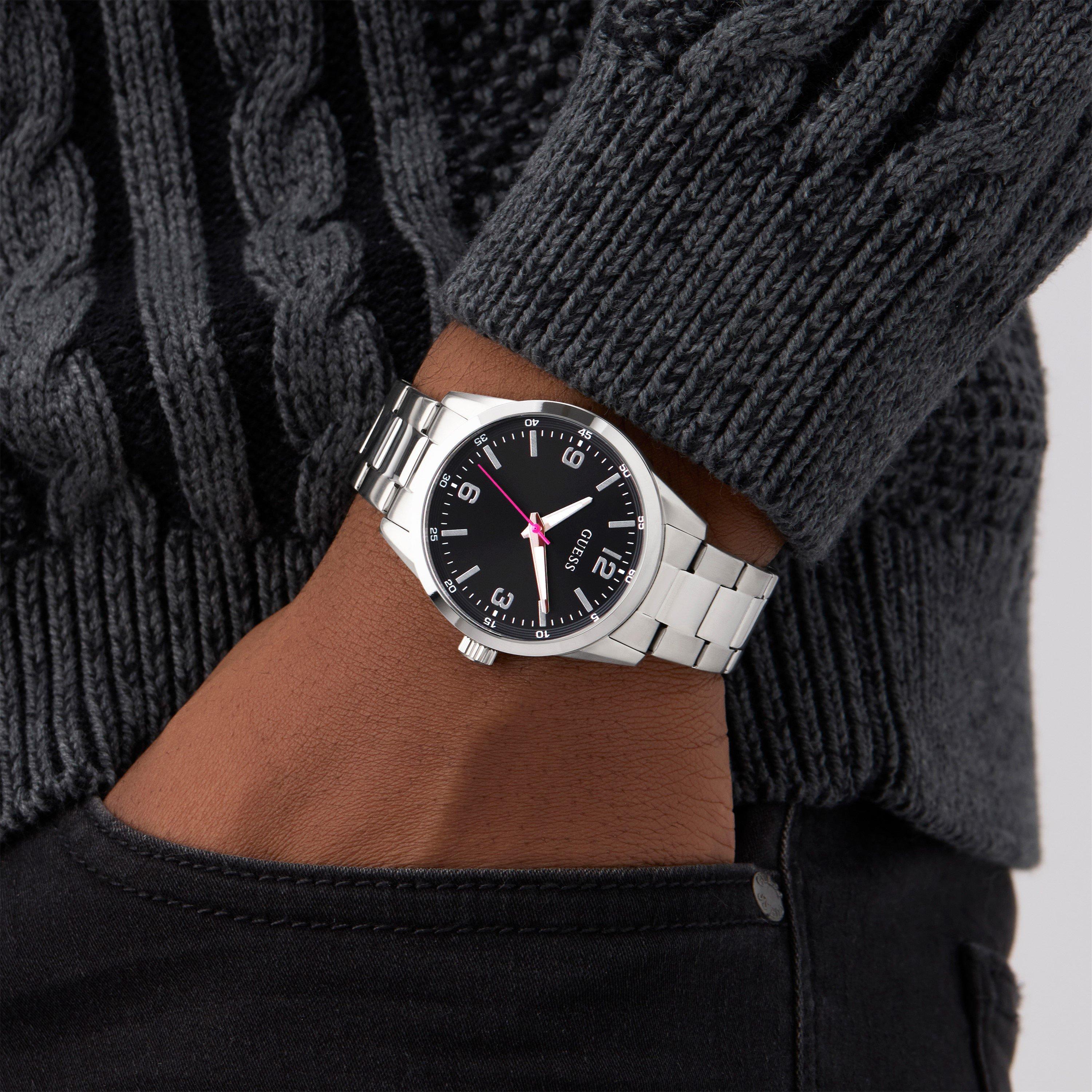 Black/Silver - Guess - GesJwl Easton Watch Sn64 - 4