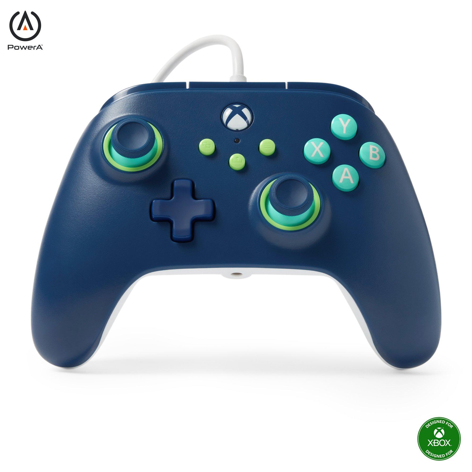 Mariner Blue - PowerA - Wired Controller for Xbox Series X|S - Mariner Blue - 1