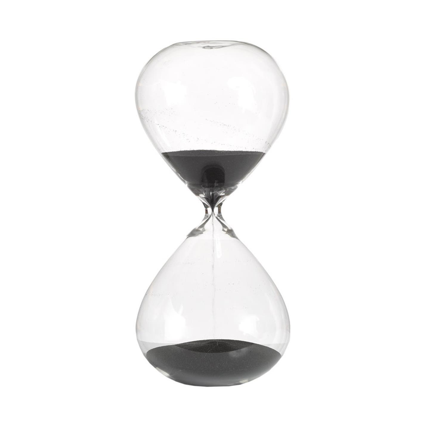 Pols Potten  Black Sandglass Ball - Medium