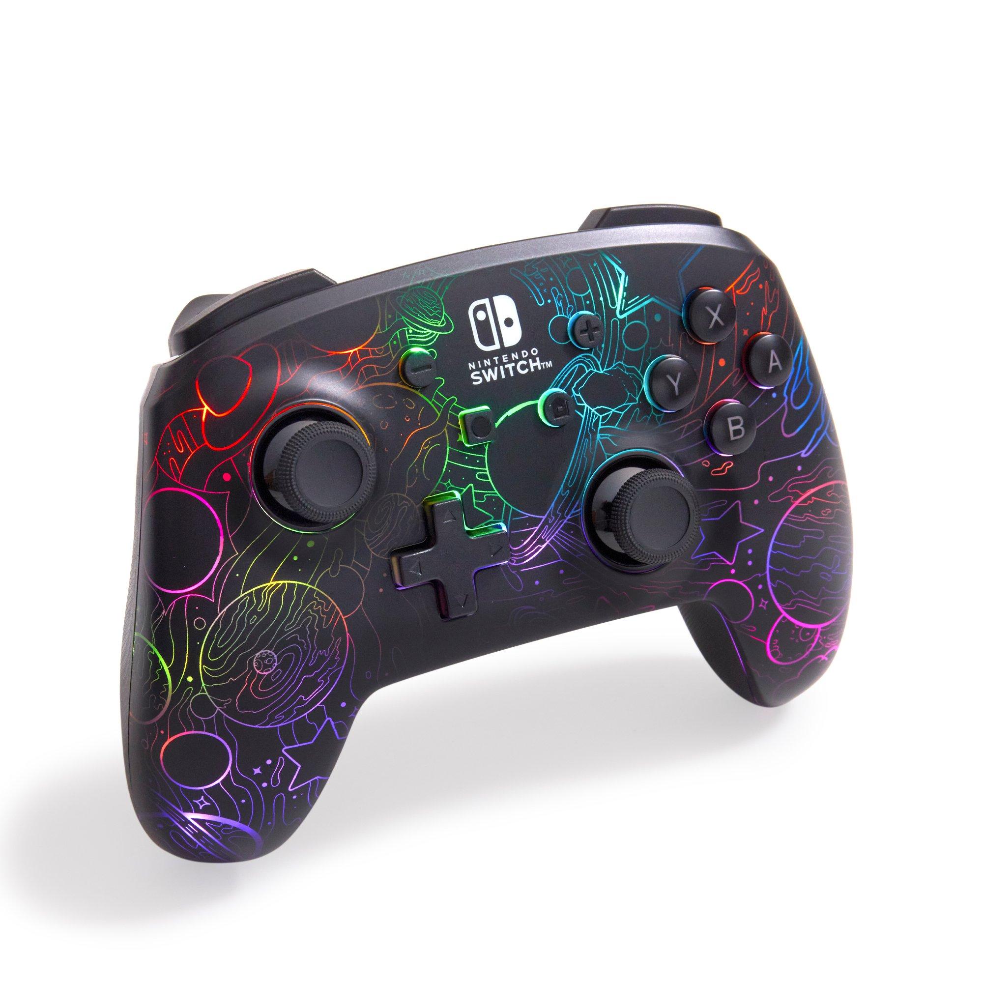 Vortex - PowerA - Enhanced Wireless Controller for Nintendo Switch with Lumectra - Galactic Vortex - 4