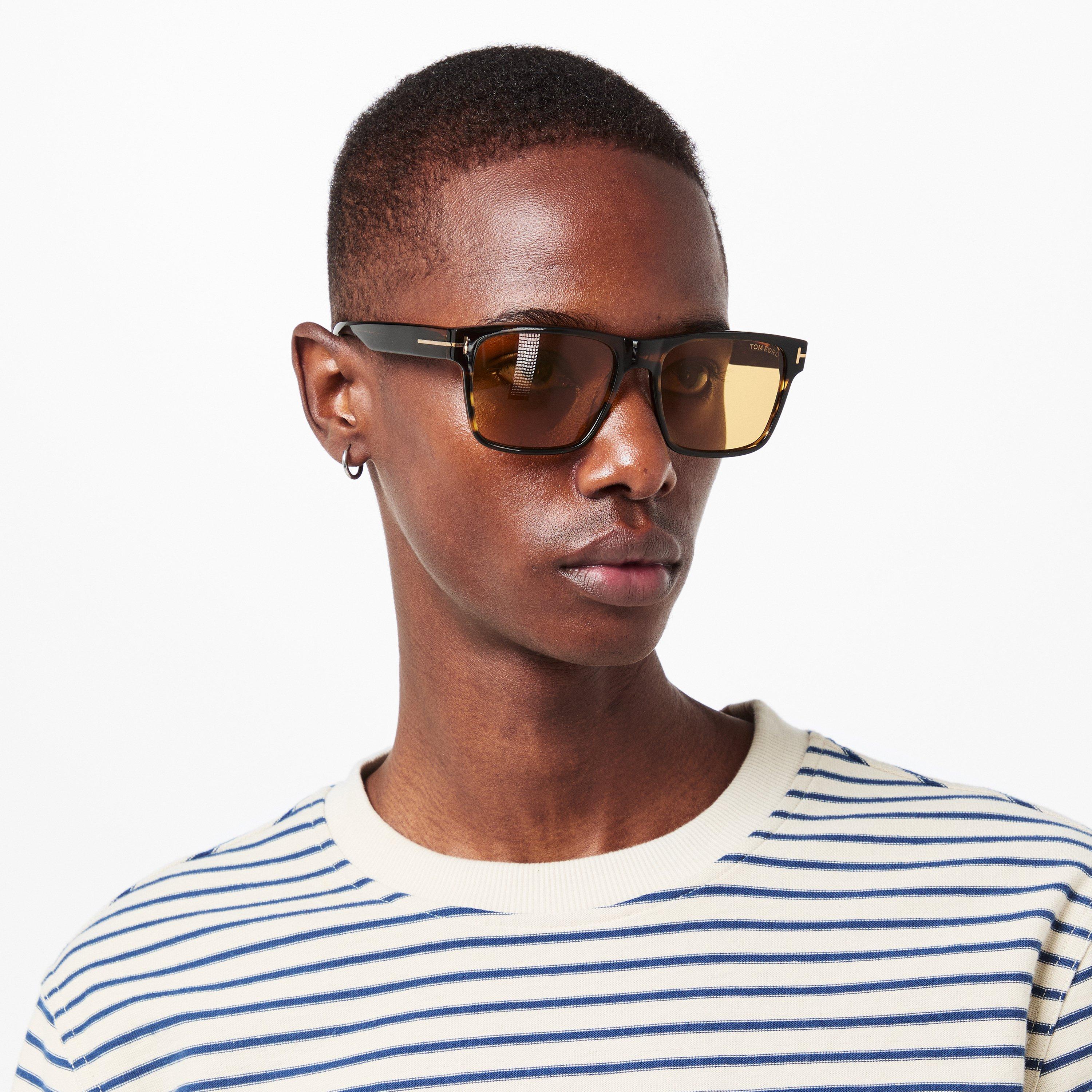 Havana - Tom Ford - Men's Wayfarer Sunglasses, Wayfarer Style - 3