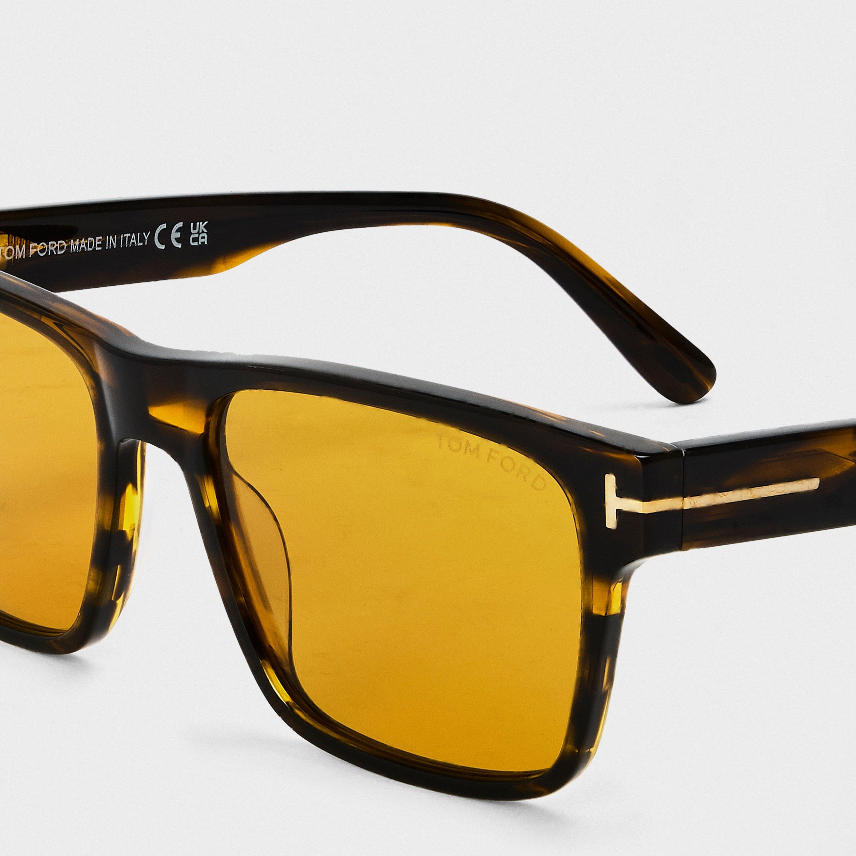 Havana - Tom Ford - Men's Wayfarer Sunglasses, Wayfarer Style - 4